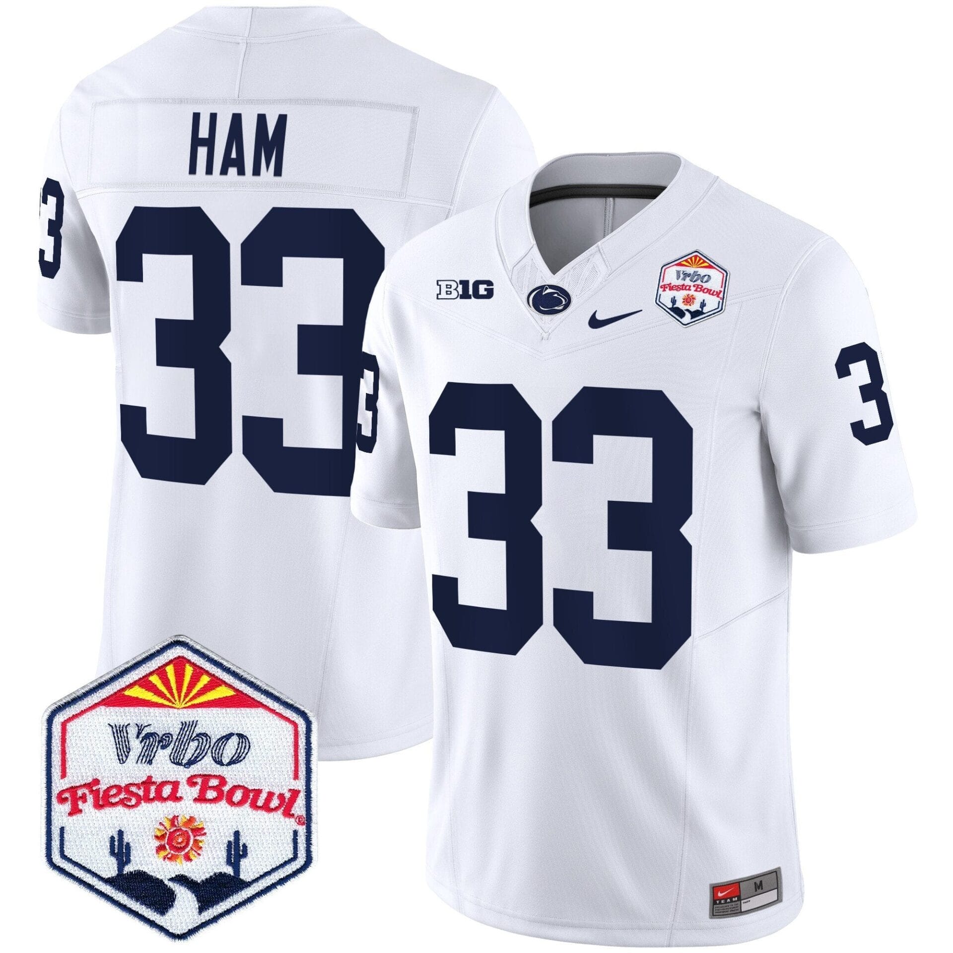 Penn State Nittany Lions 2024 The Fiesta Bowl Patch Vapor Limited Jersey - All Stitched - Image 28