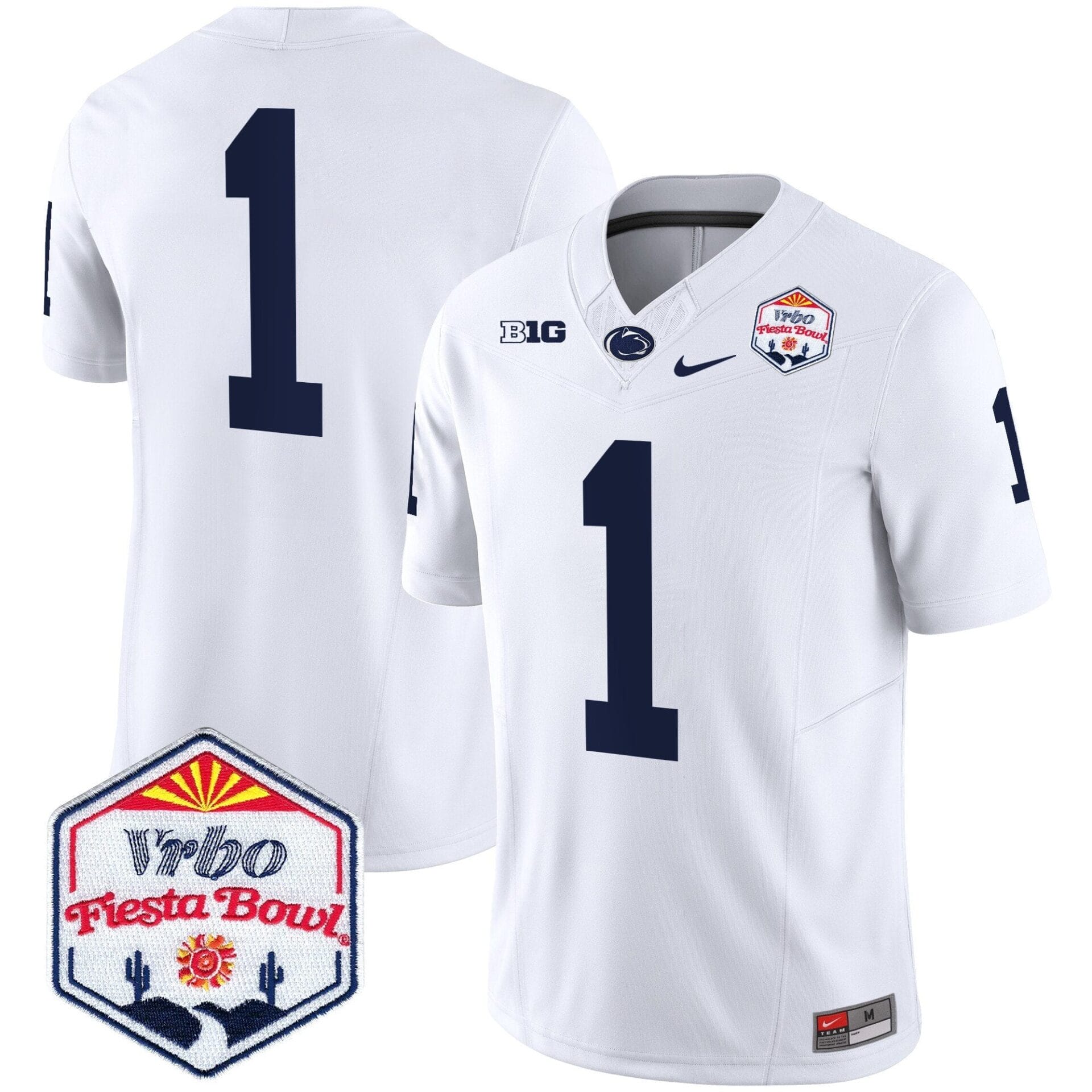 Penn State Nittany Lions 2024 The Fiesta Bowl Patch Vapor Limited Jersey - All Stitched - Image 32