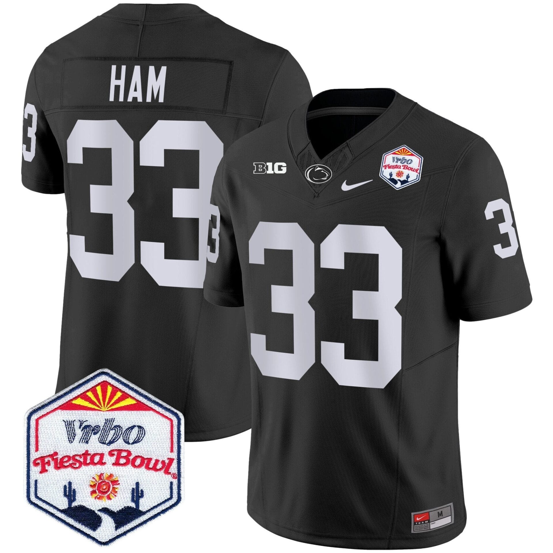 Penn State Nittany Lions 2024 The Fiesta Bowl Patch Vapor Limited Jersey - All Stitched - Image 36