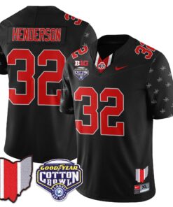 Alternative view of Ohio State Buckeyes 2024 Cotton Bowl Classic Jersey - All Stitched