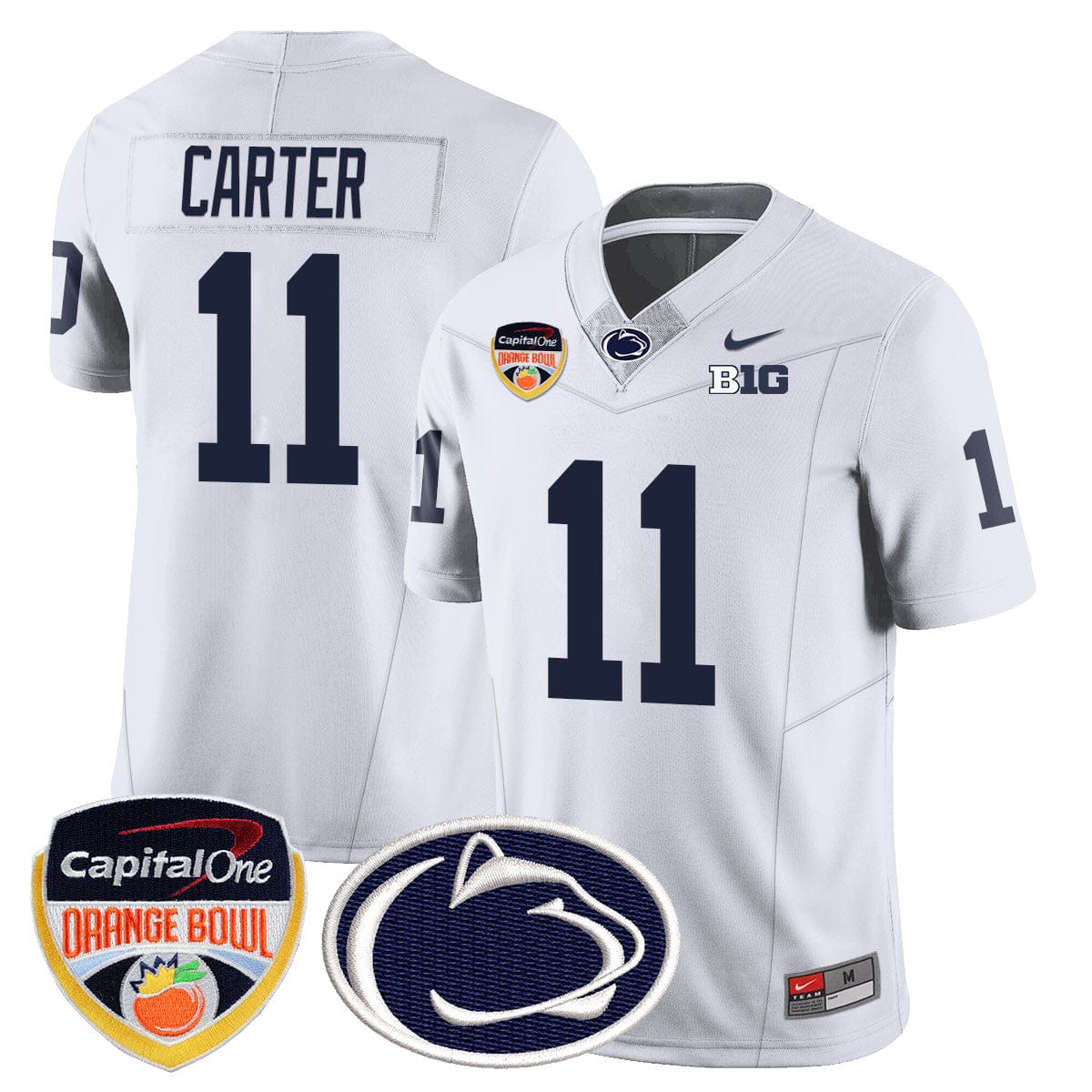 Penn State Nittany Lions 2024 Orange Bowl Jersey - All Stitched - Image 31