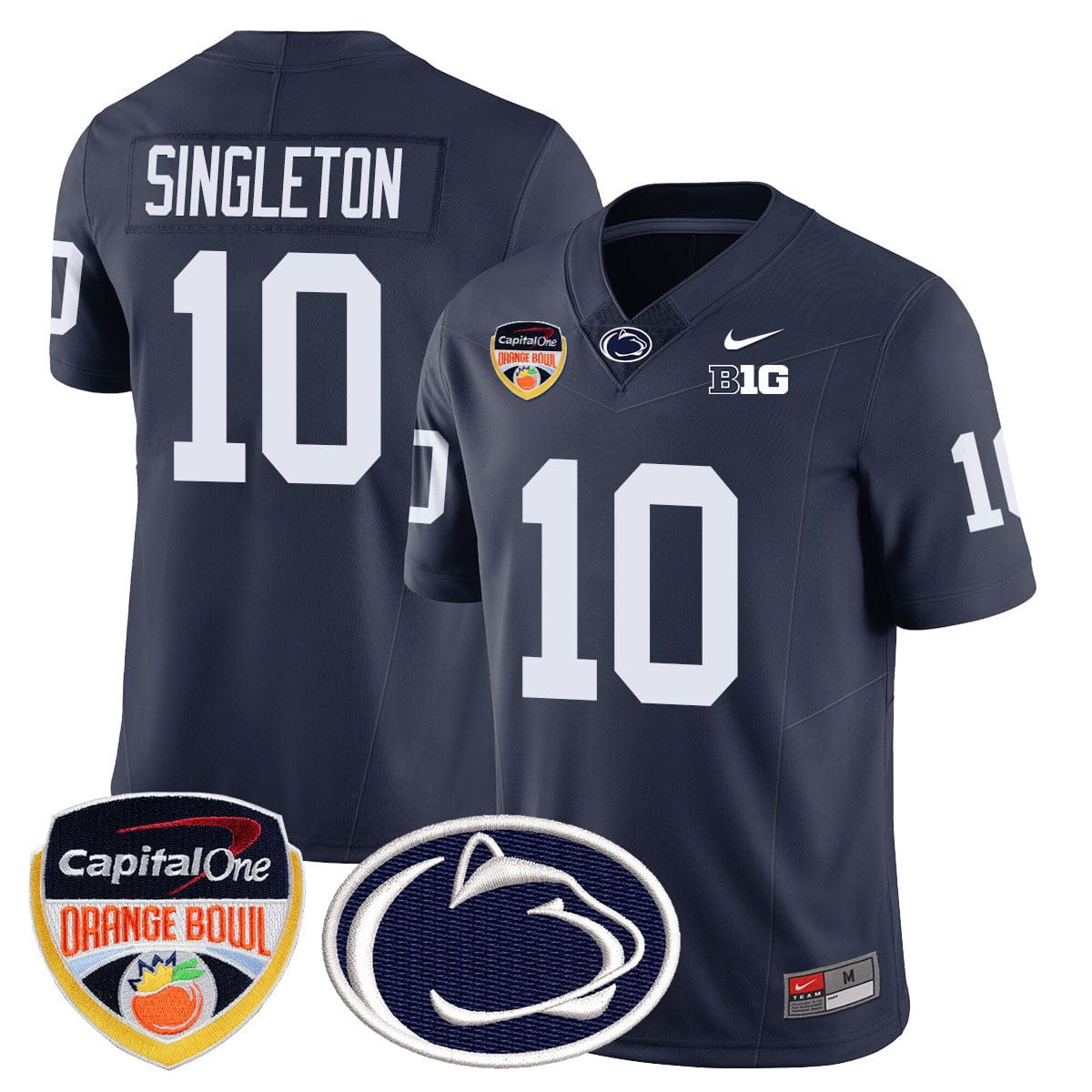 Penn State Nittany Lions 2024 Orange Bowl Jersey - All Stitched - Image 34