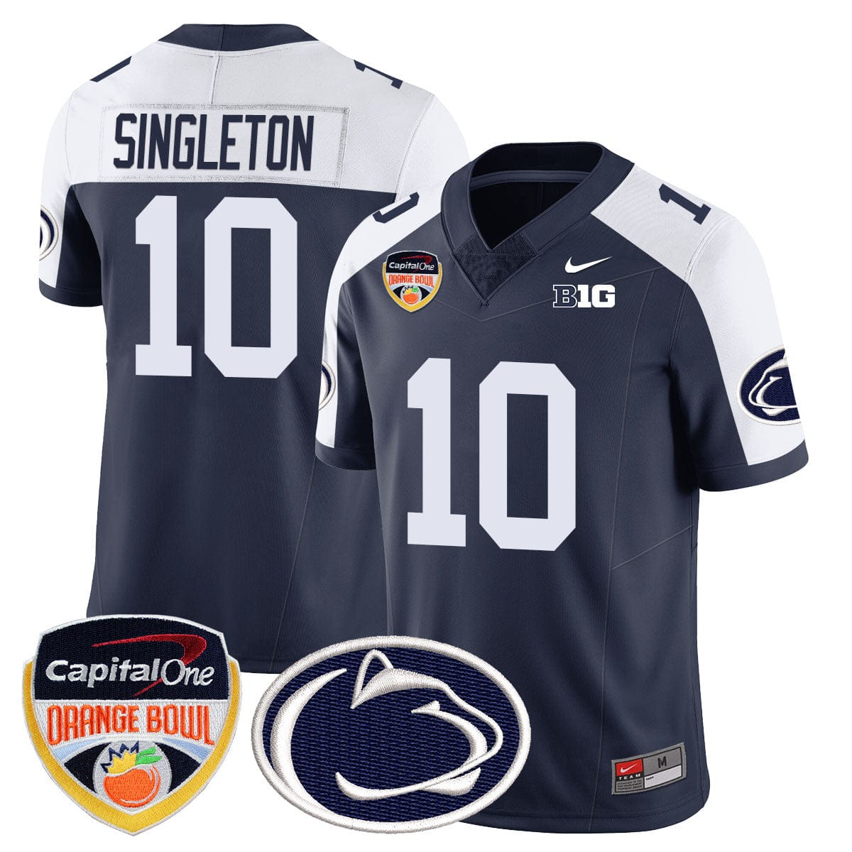 Penn State Nittany Lions 2024 Orange Bowl Jersey - All Stitched - Image 5