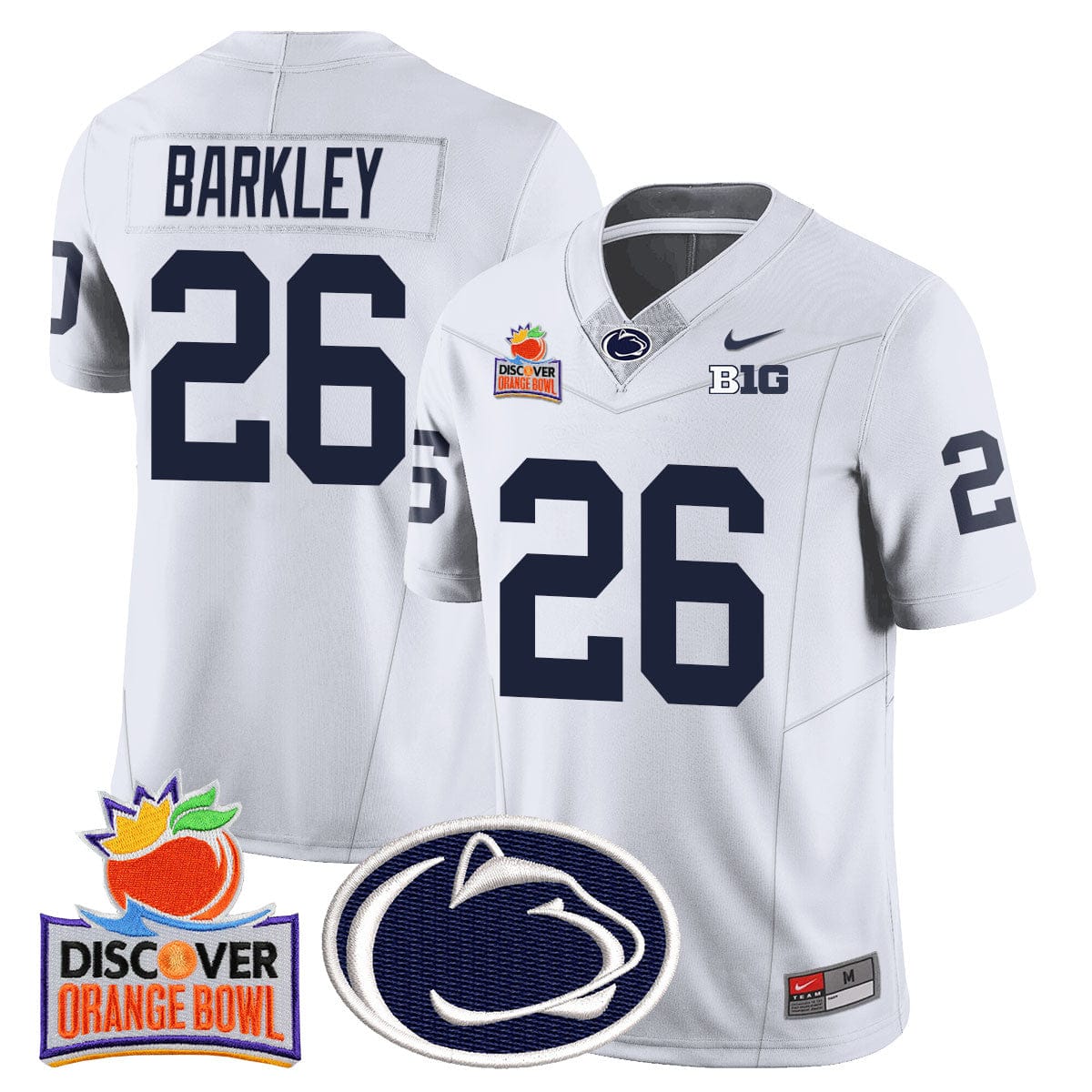 Penn State Nittany Lions 2024 Orange Bowl Jersey N1 - All Stitched - Image 23