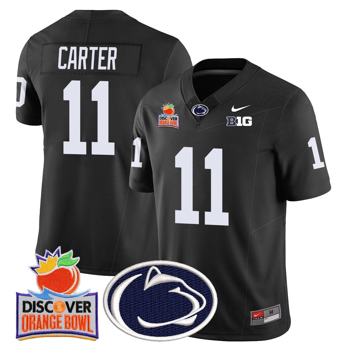 Penn State Nittany Lions 2024 Orange Bowl Jersey N1 - All Stitched - Image 32