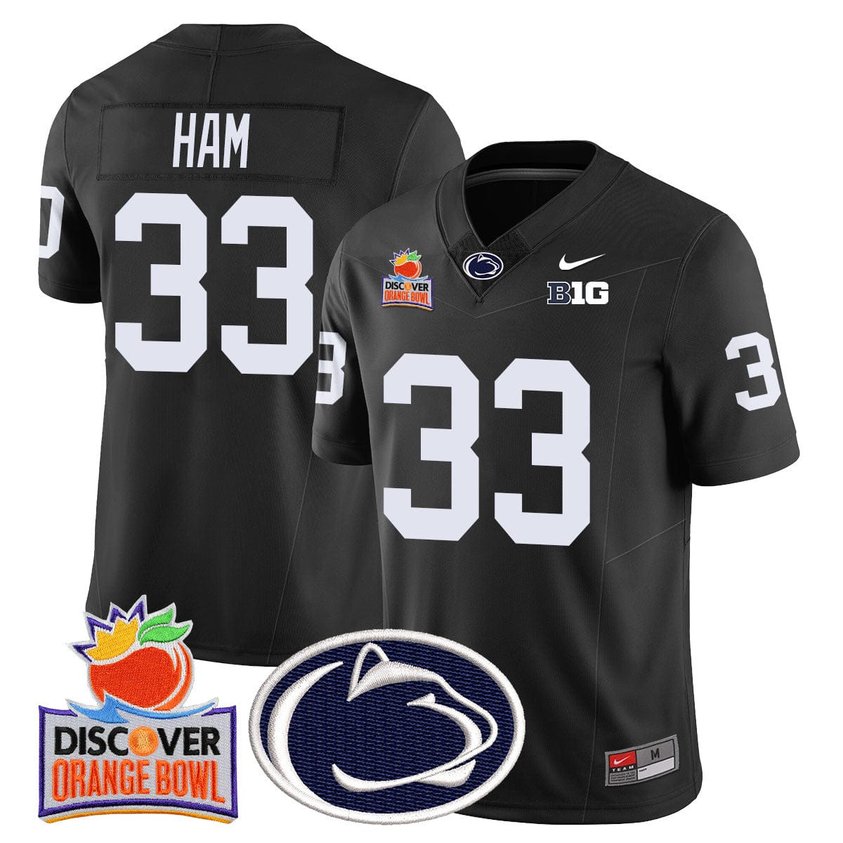 Penn State Nittany Lions 2024 Orange Bowl Jersey N1 - All Stitched - Image 28