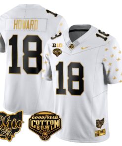 Alternative view of Ohio State Buckeyes 2024 Cotton Bowl Classic Jersey Gold - All Stitched