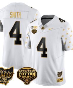 Ohio State Buckeyes 2024 Cotton Bowl Classic Jersey Gold - All Stitched