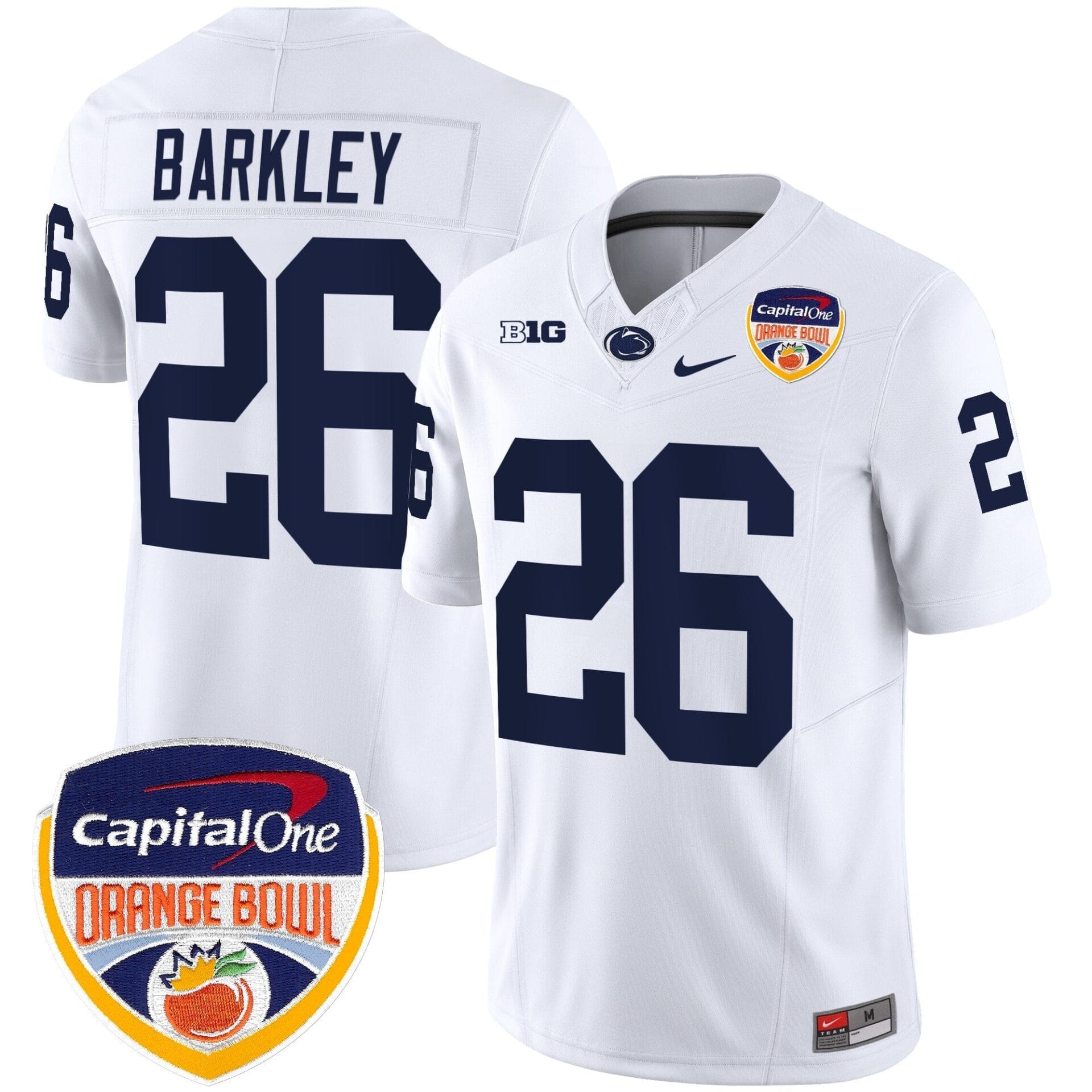 Penn State Nittany Lions Orange Bowl Patch Vapor Limited Jersey - All Stitched - Image 32