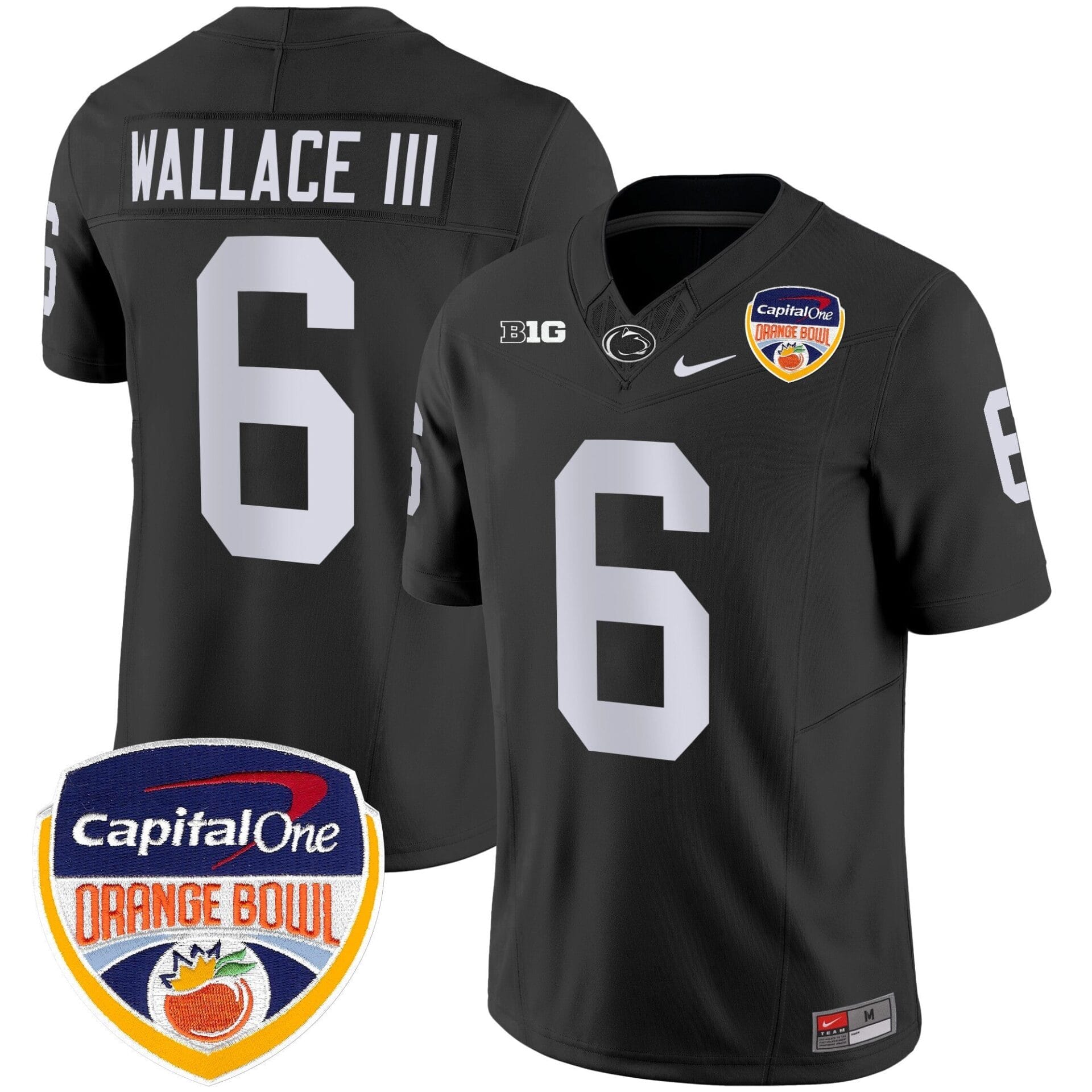 Penn State Nittany Lions Orange Bowl Patch Vapor Limited Jersey - All Stitched - Image 42