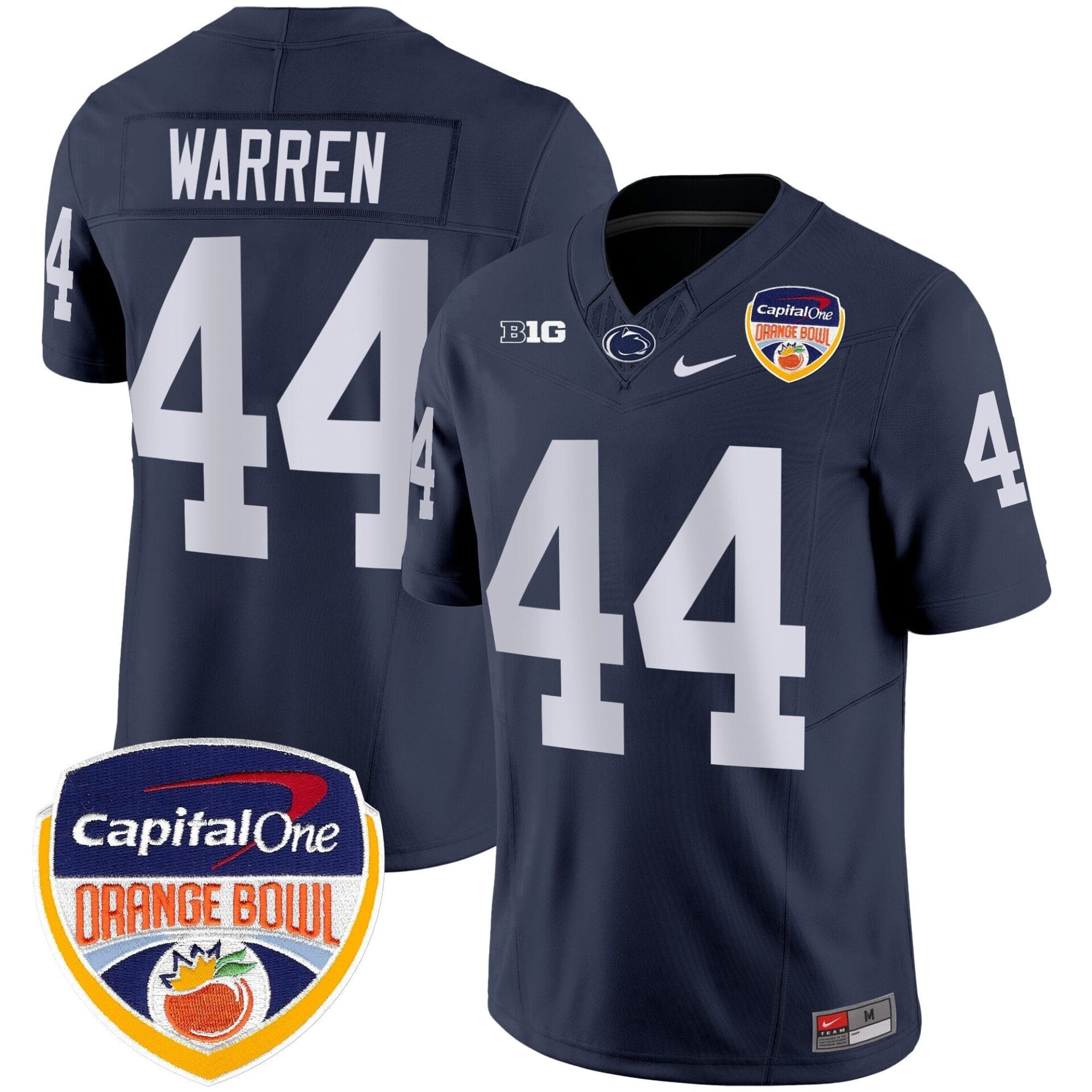 Penn State Nittany Lions Orange Bowl Patch Vapor Limited Jersey - All Stitched - Image 21