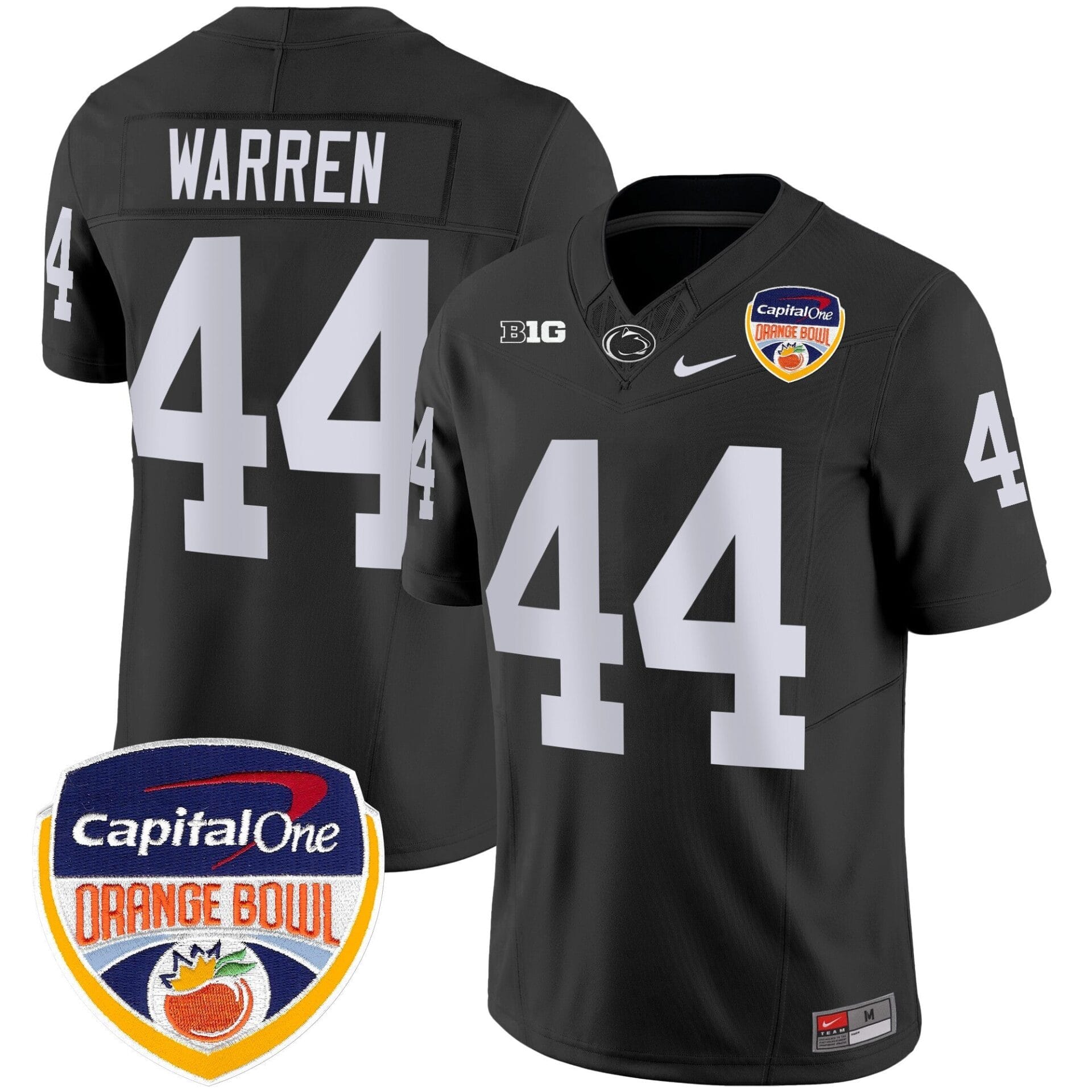 Penn State Nittany Lions Orange Bowl Patch Vapor Limited Jersey - All Stitched - Image 39