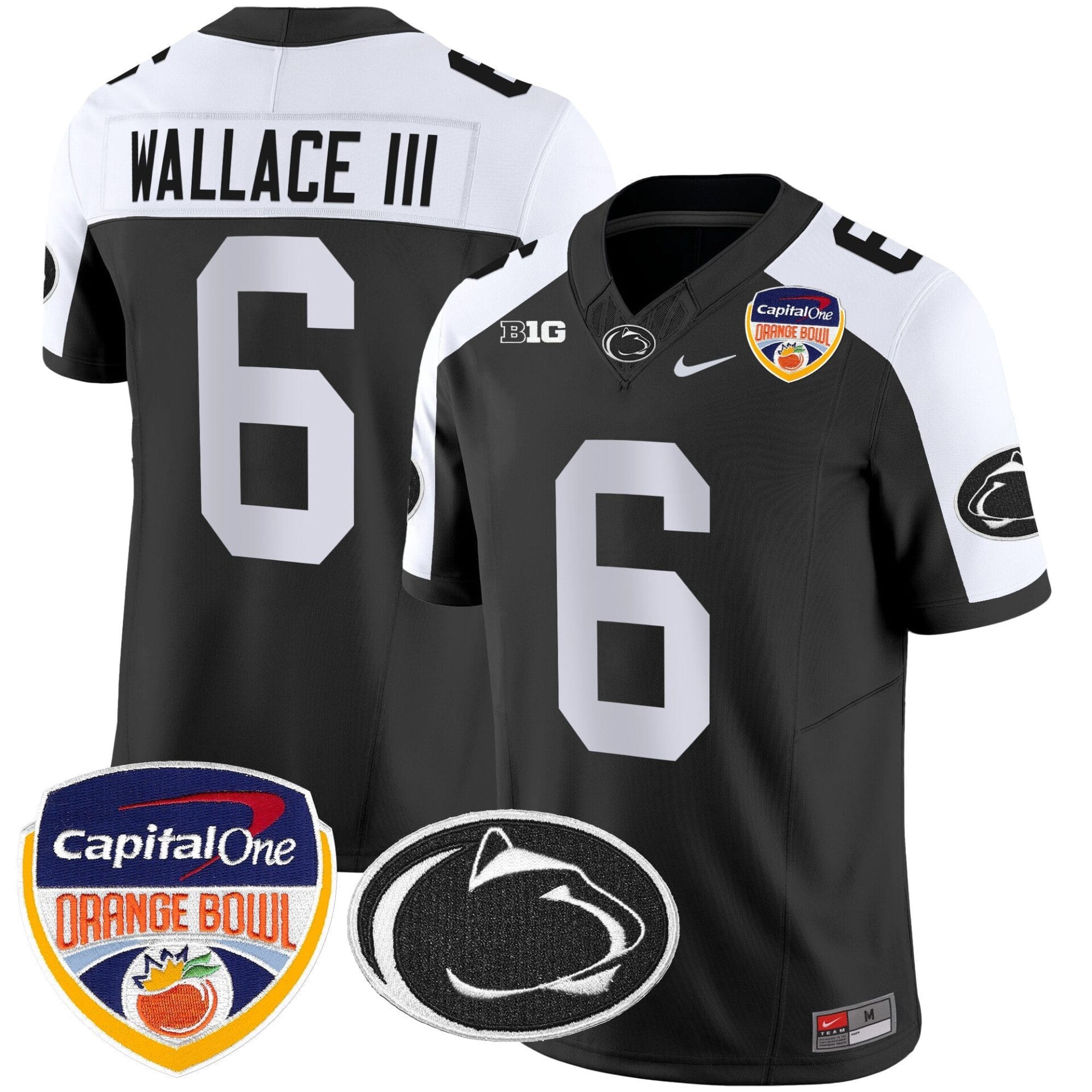 Penn State Nittany Lions Orange Bowl Patch Vapor Limited Jersey - All Stitched - Image 15