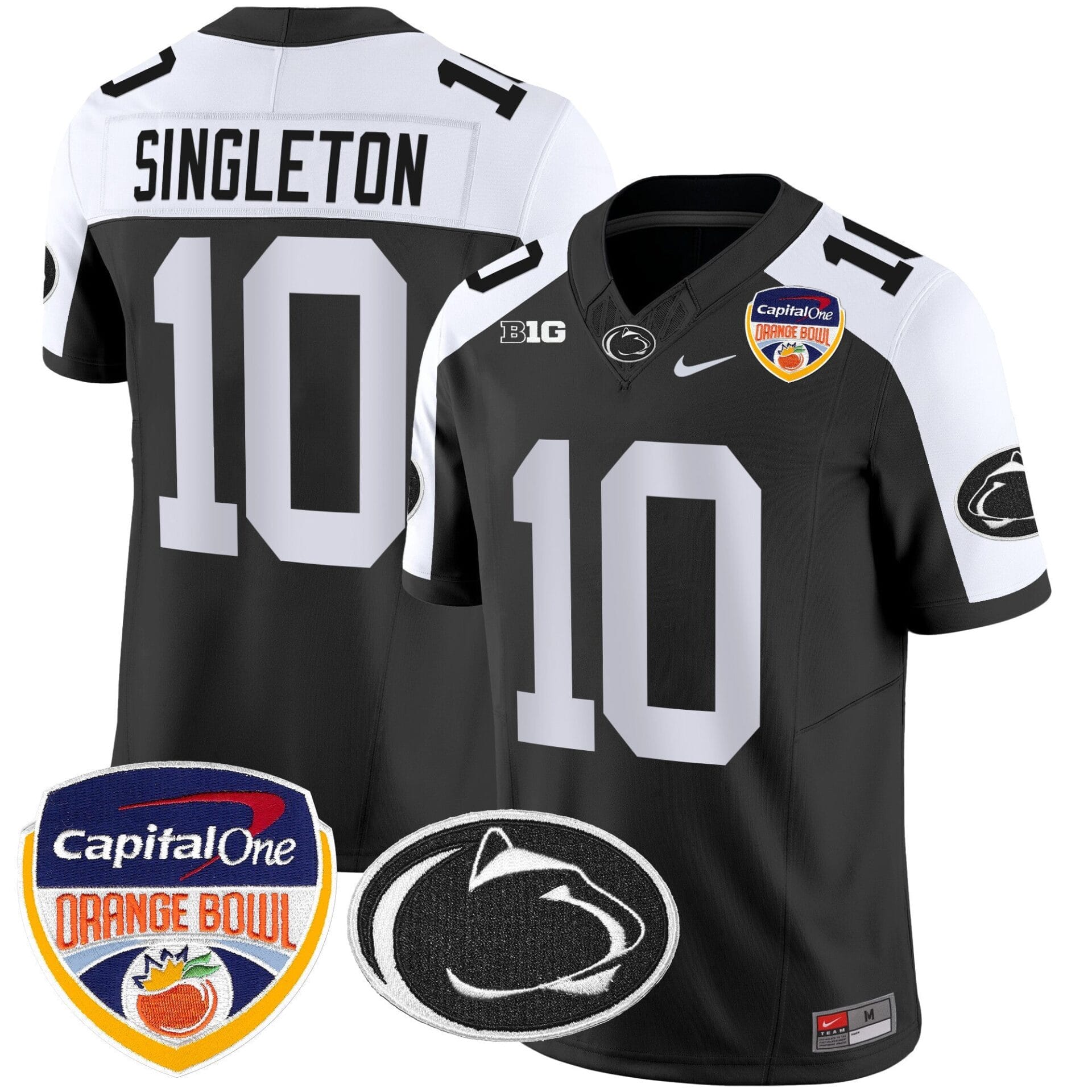 Penn State Nittany Lions Orange Bowl Patch Vapor Limited Jersey - All Stitched - Image 11