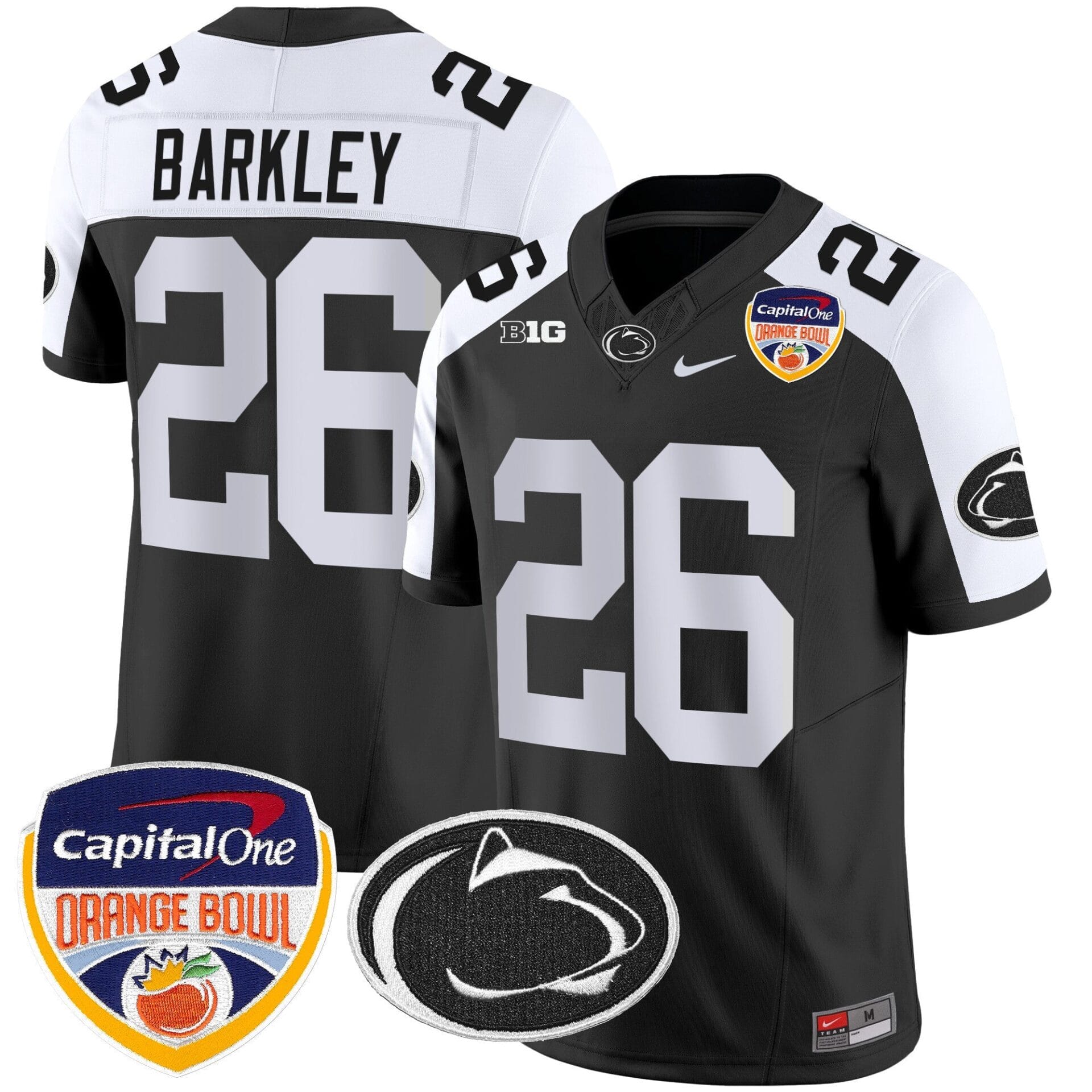 Penn State Nittany Lions Orange Bowl Patch Vapor Limited Jersey - All Stitched - Image 14