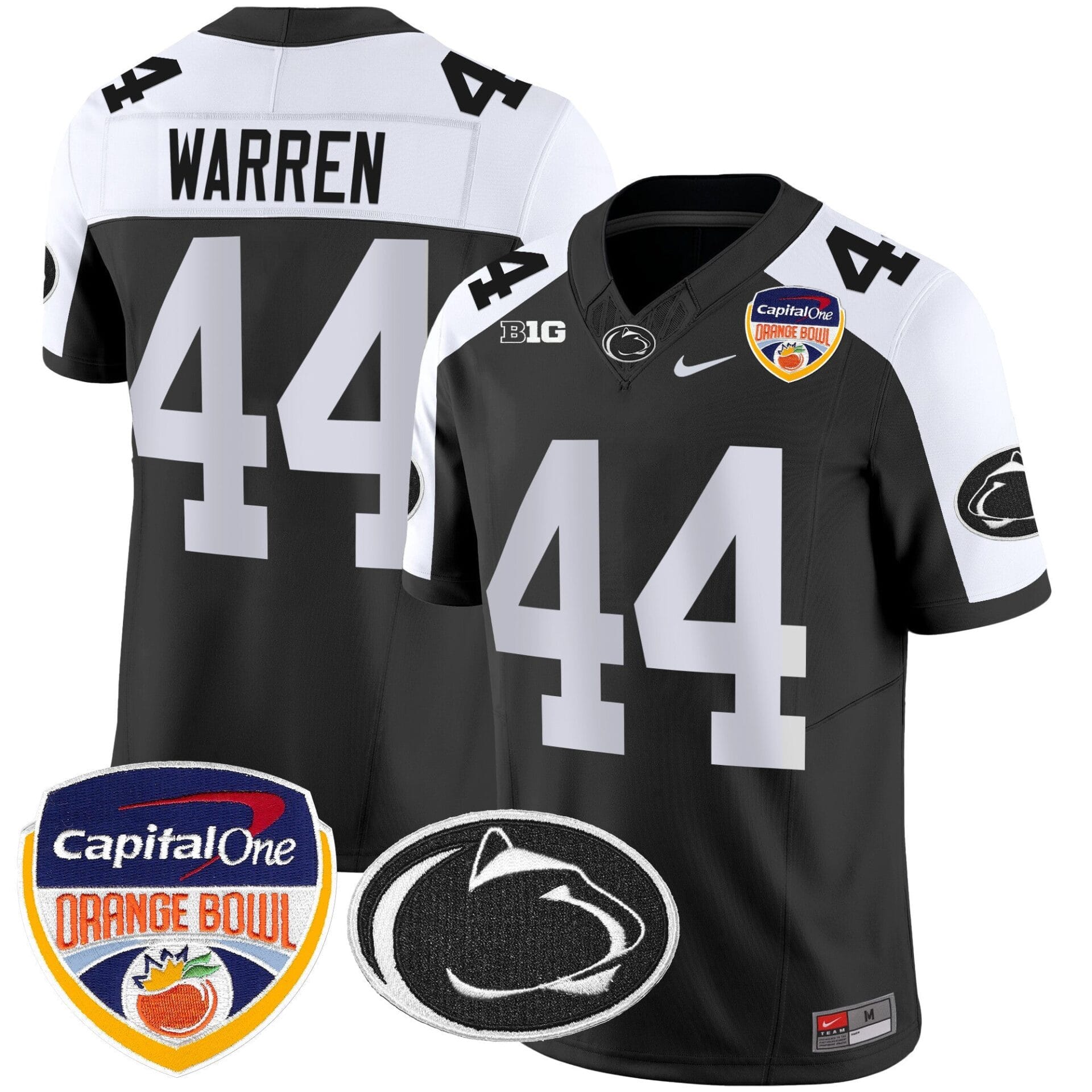 Penn State Nittany Lions Orange Bowl Patch Vapor Limited Jersey - All Stitched - Image 12