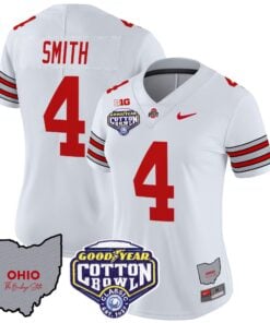 Ohio State Buckeyes 'Heritage Stripe' Cotton Bowl Patch Vapor Limited Jersey - All Stitched