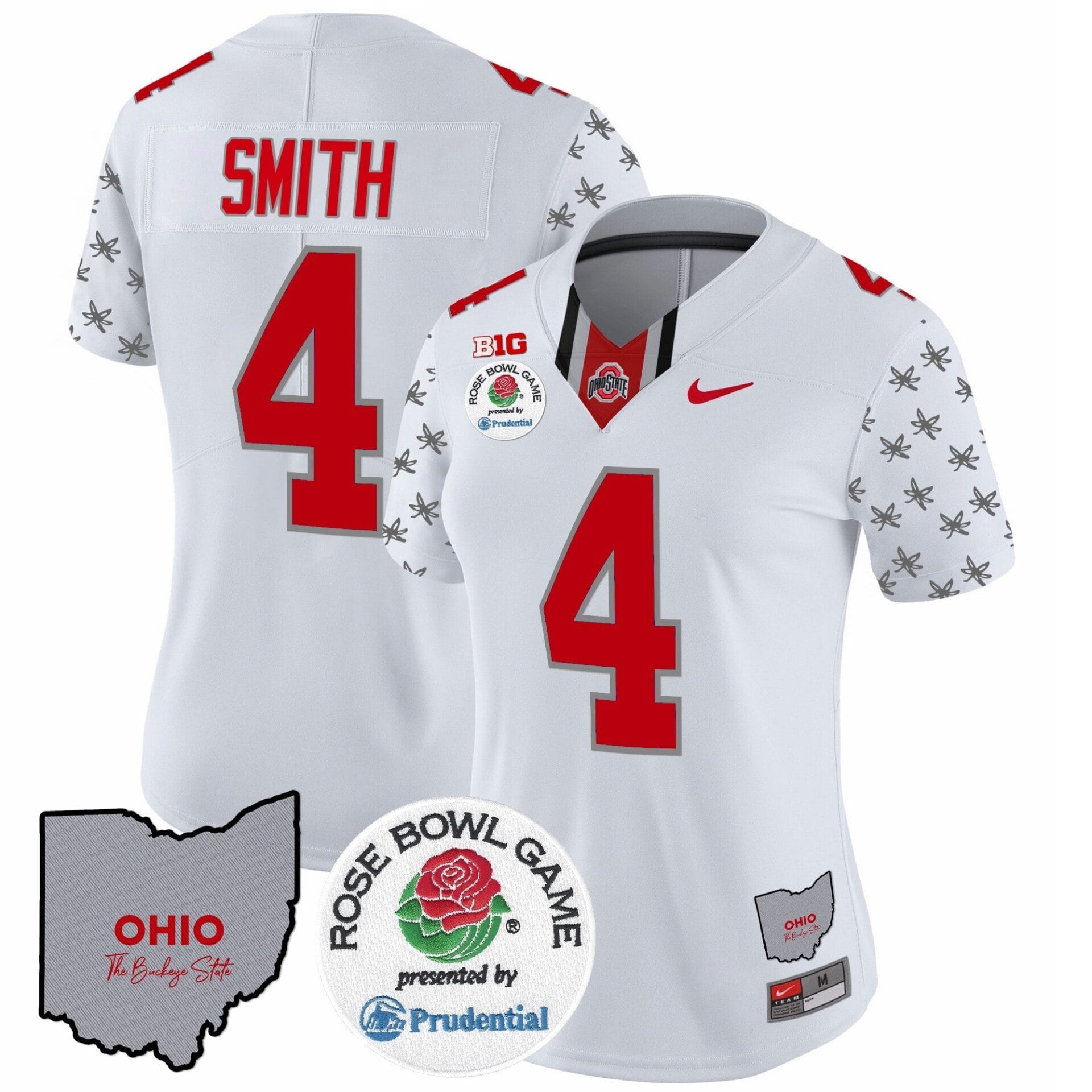 Ohio State Buckeyes Rose Bowl Vapor Limited Jersey V4 - All Stitched