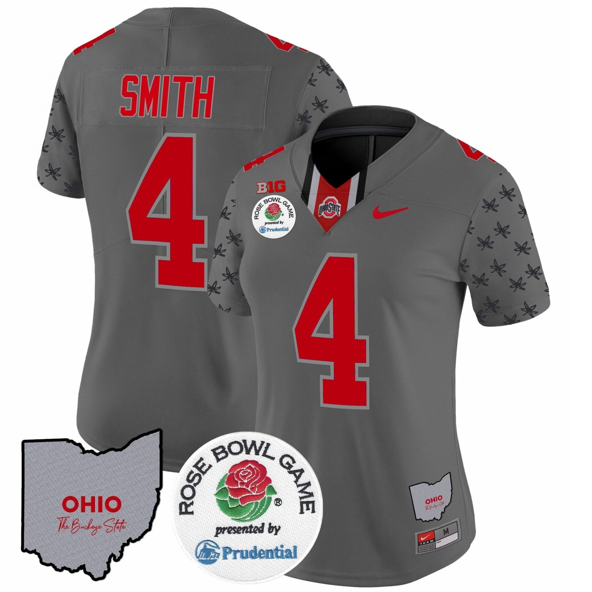Ohio State Buckeyes Rose Bowl Vapor Limited Jersey V4 - All Stitched - Image 21