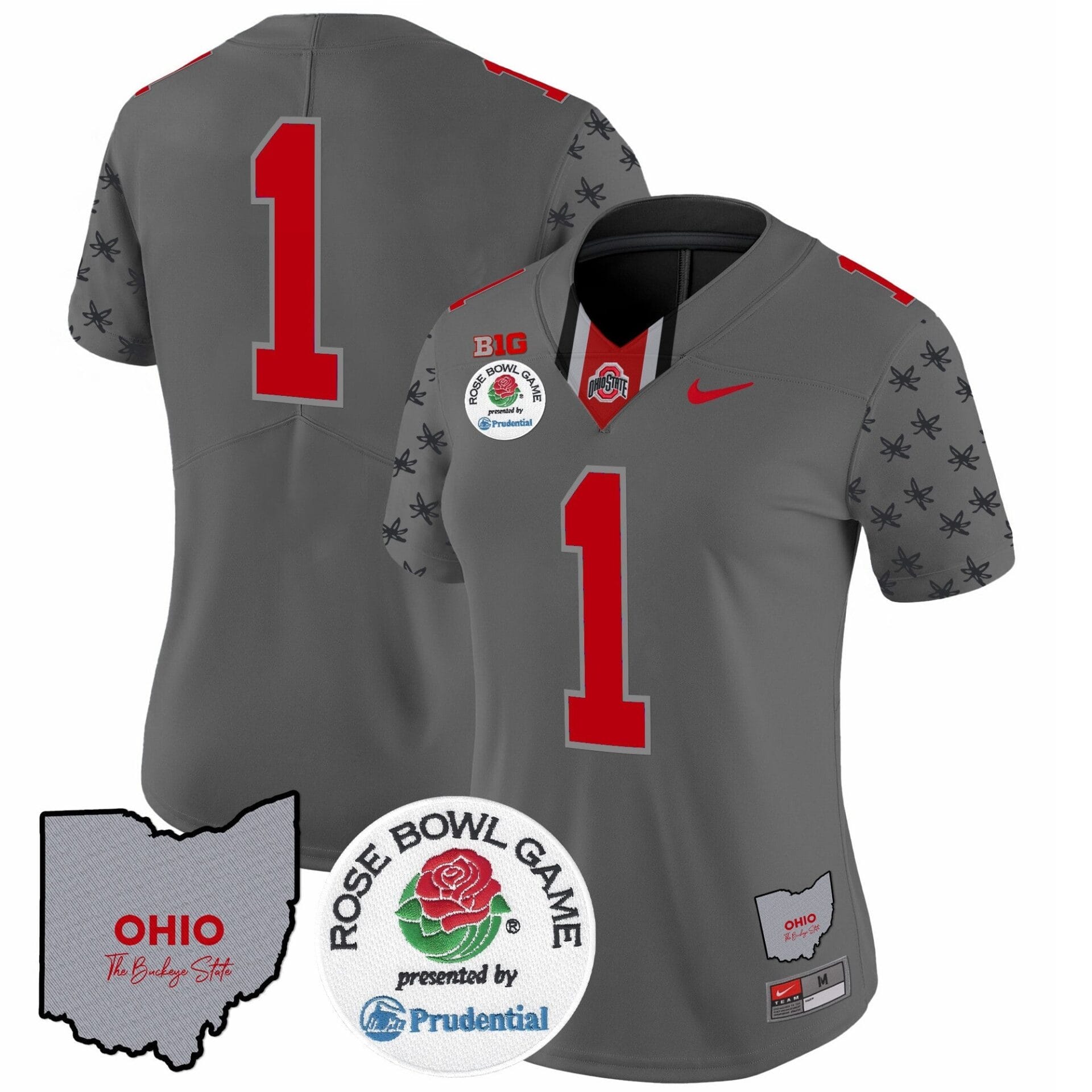 Ohio State Buckeyes Rose Bowl Vapor Limited Jersey V4 - All Stitched - Image 30
