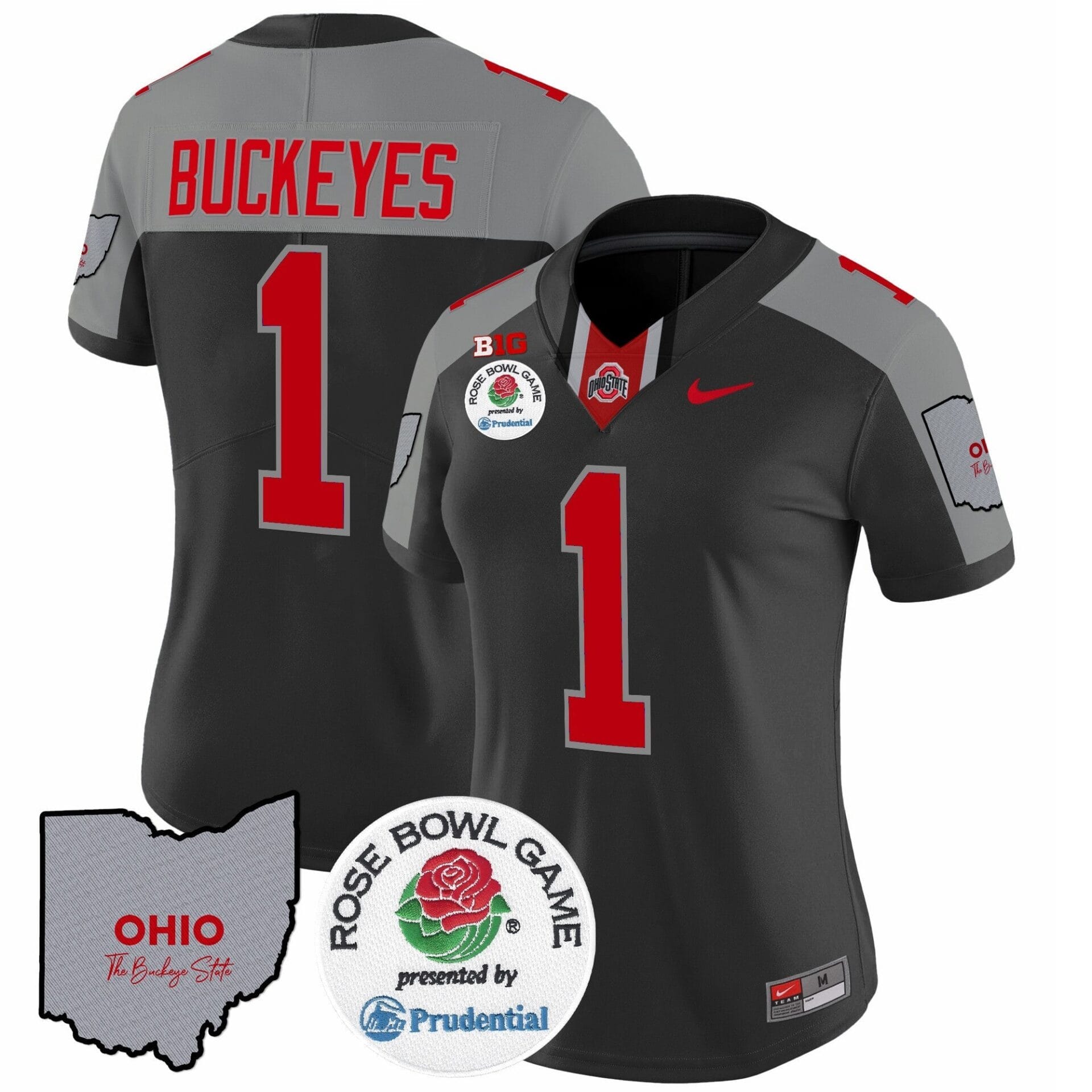 Ohio State Buckeyes Rose Bowl Vapor Limited Jersey V4 - All Stitched - Image 44