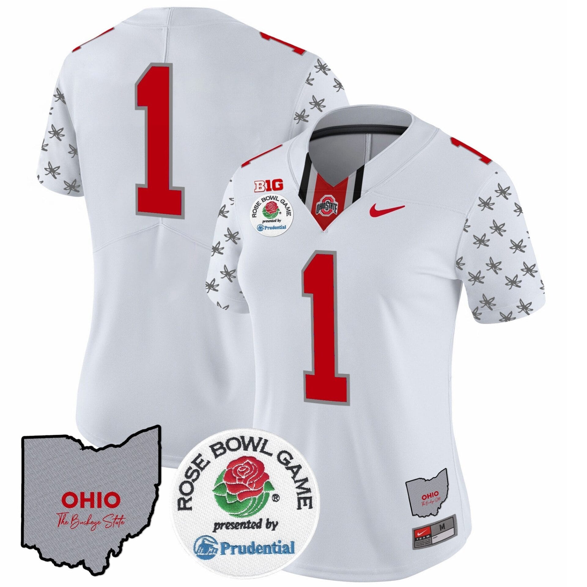 Ohio State Buckeyes Rose Bowl Vapor Limited Jersey V4 - All Stitched - Image 10
