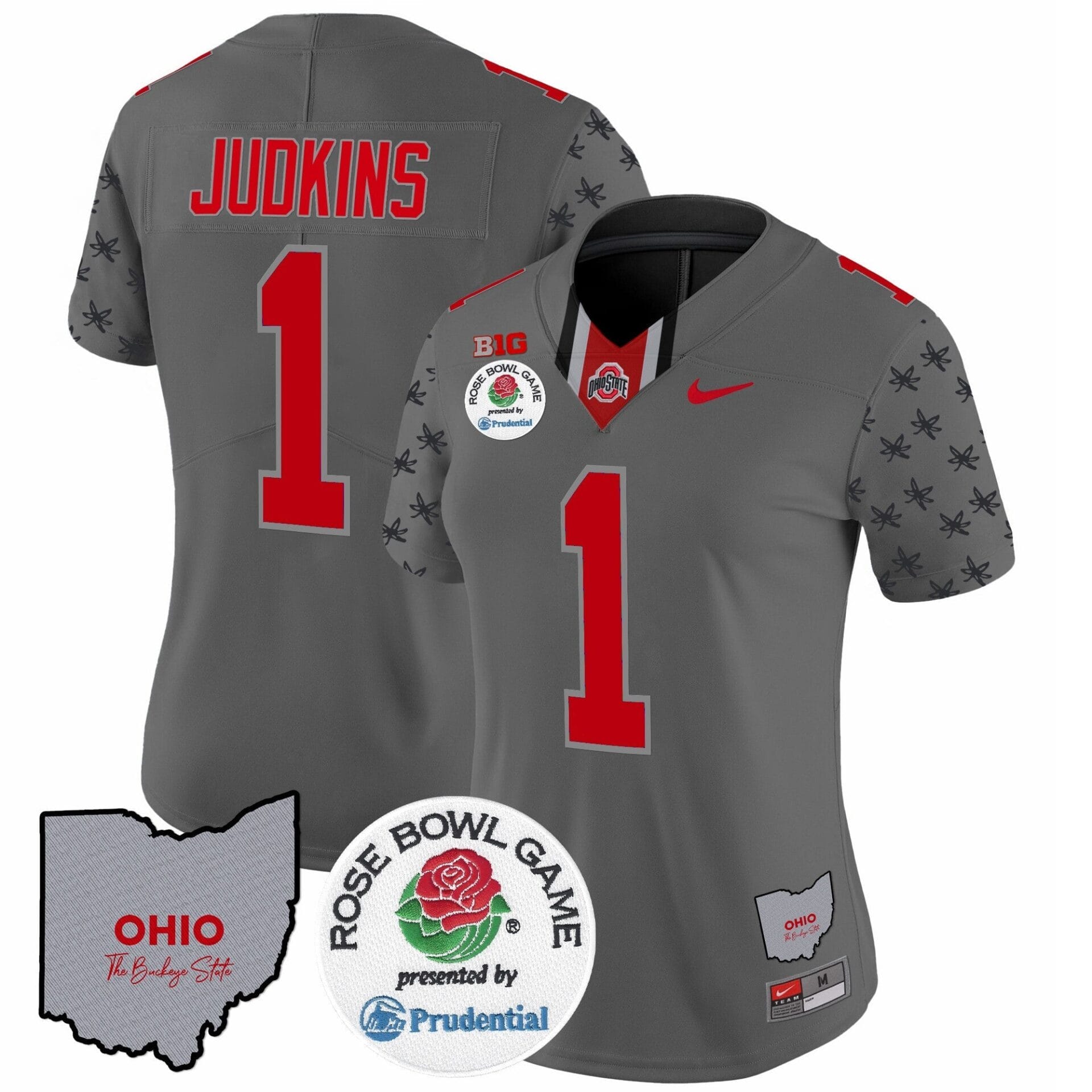 Ohio State Buckeyes Rose Bowl Vapor Limited Jersey V4 - All Stitched - Image 23