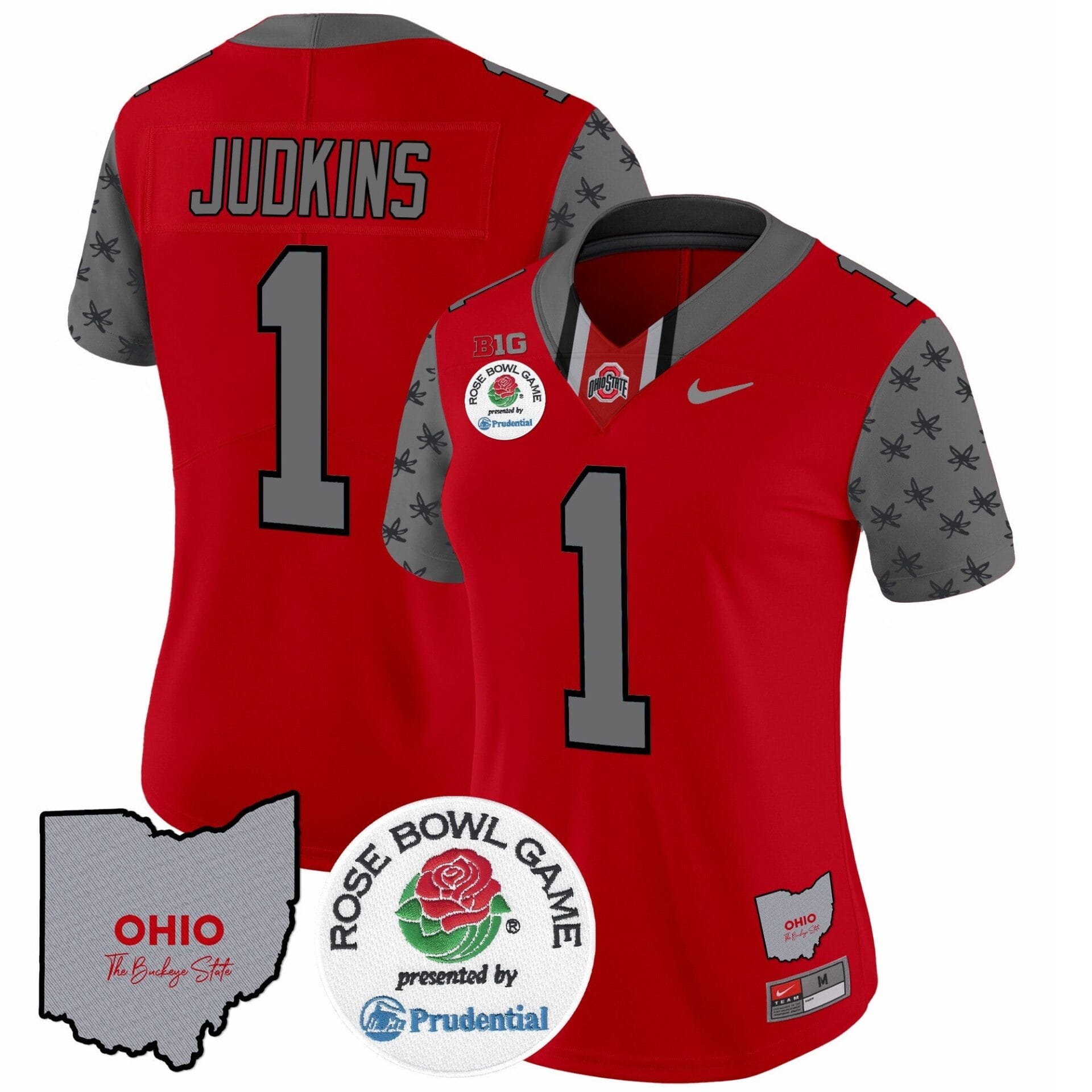 Ohio State Buckeyes Rose Bowl Vapor Limited Jersey V4 - All Stitched - Image 33