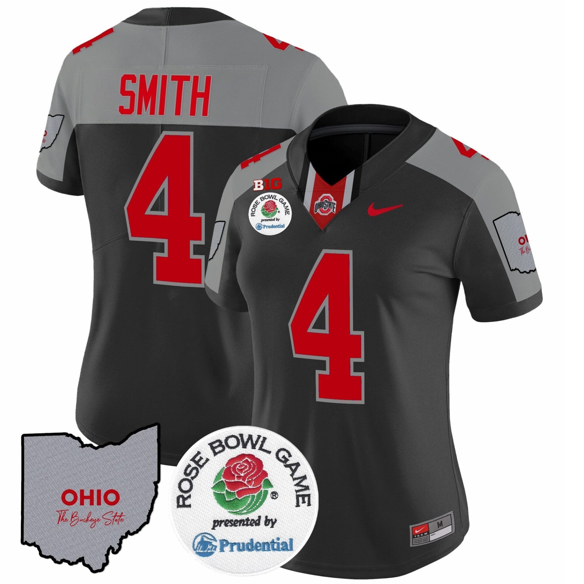 Ohio State Buckeyes Rose Bowl Vapor Limited Jersey V4 - All Stitched - Image 41