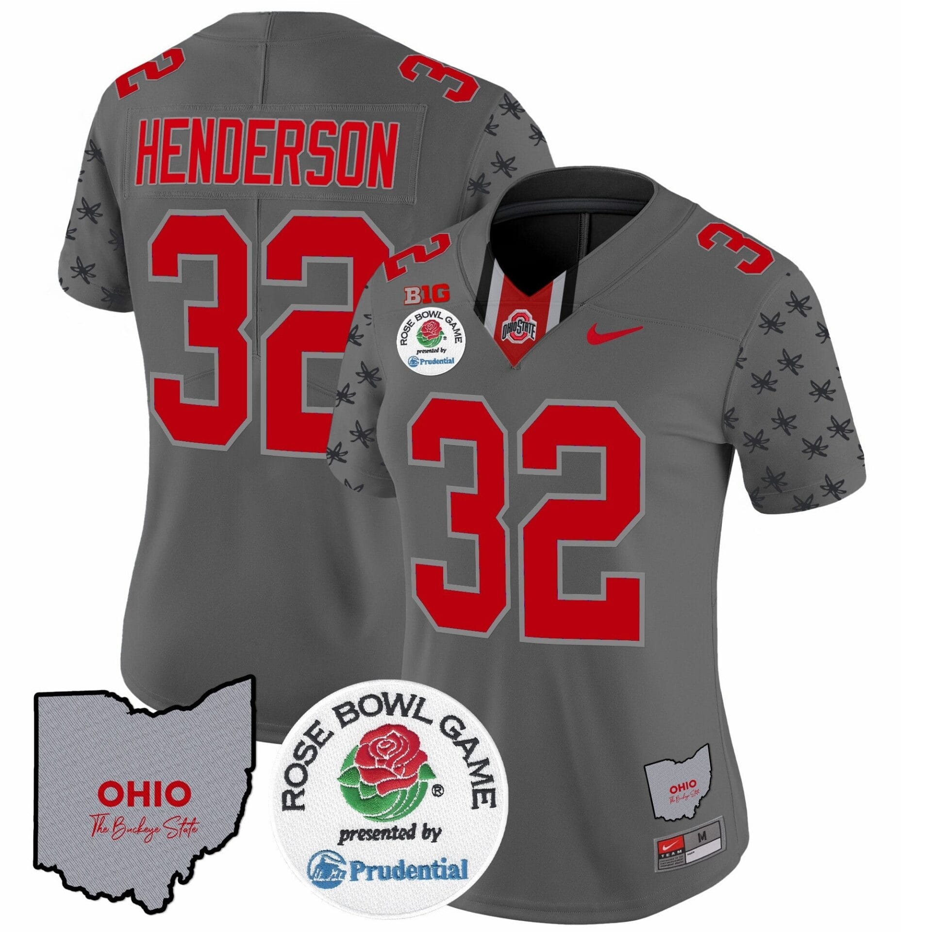 Ohio State Buckeyes Rose Bowl Vapor Limited Jersey V4 - All Stitched - Image 27