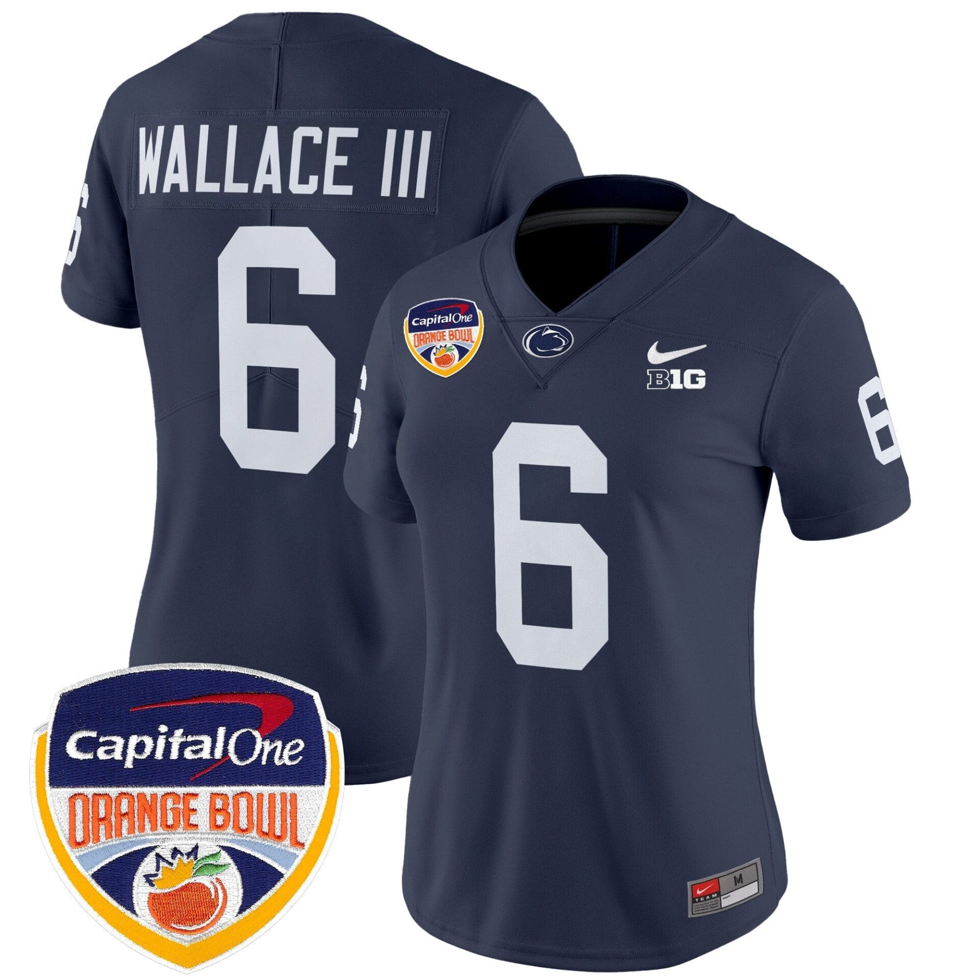 Penn State Nittany Lions Orange Bowl Patch Vapor Limited Jersey V2 - All Stitched - Image 24