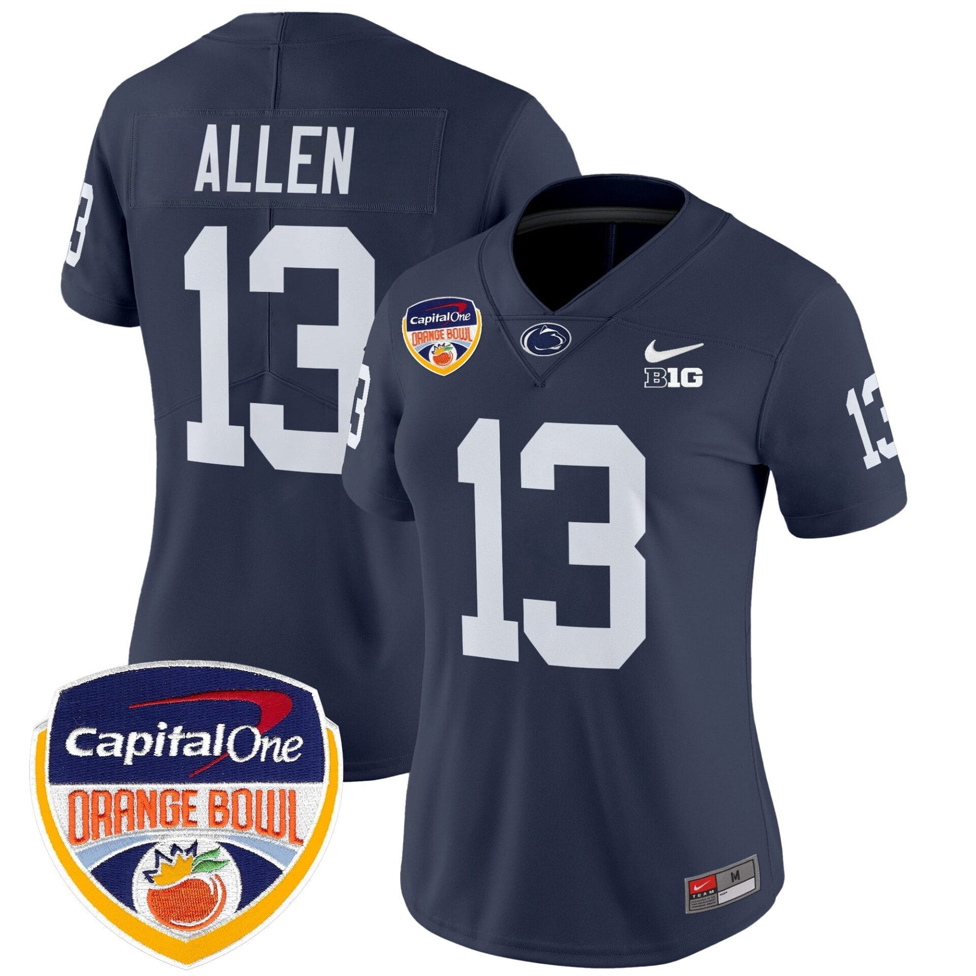 Penn State Nittany Lions Orange Bowl Patch Vapor Limited Jersey V2 - All Stitched - Image 25