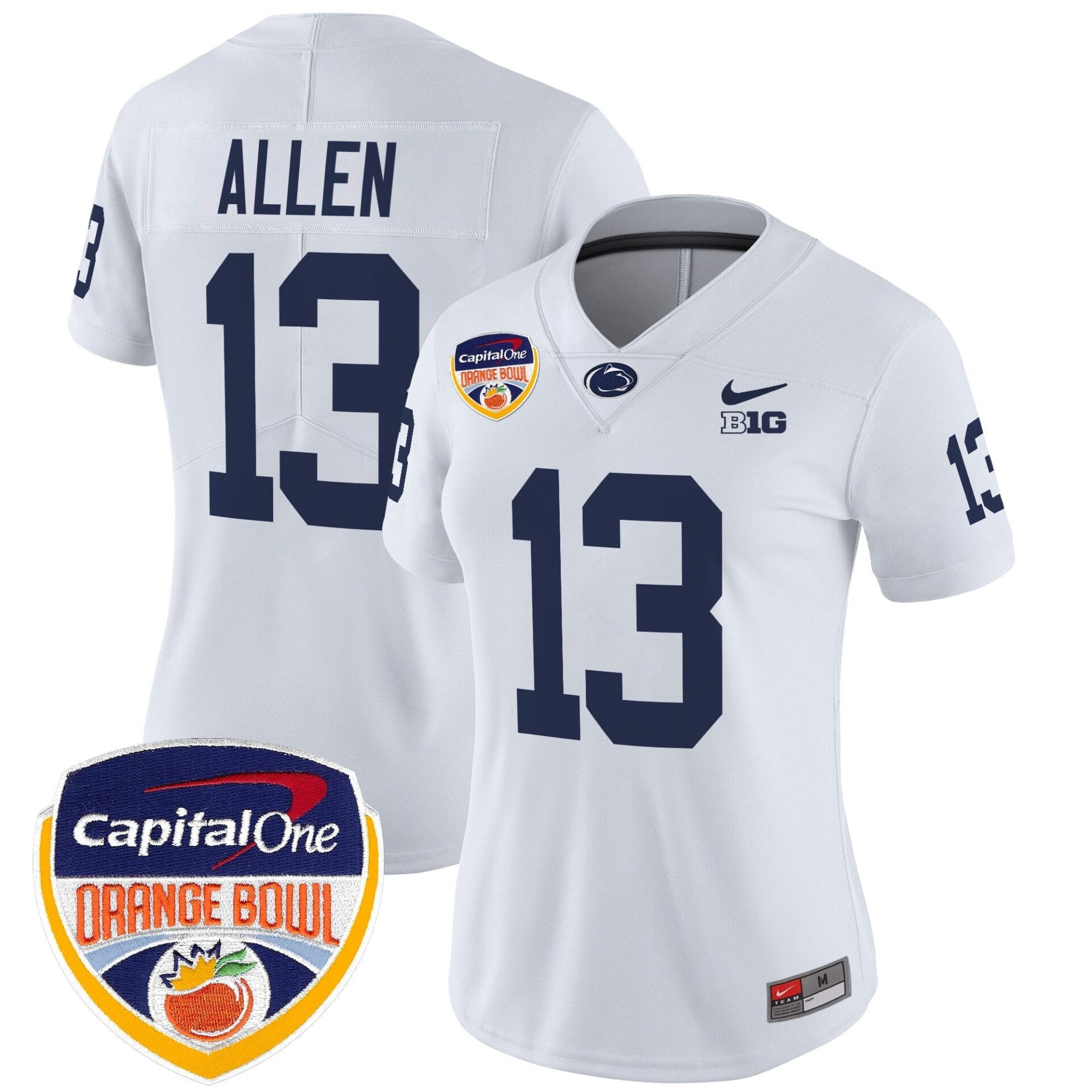 Penn State Nittany Lions Orange Bowl Patch Vapor Limited Jersey V2 - All Stitched - Image 34