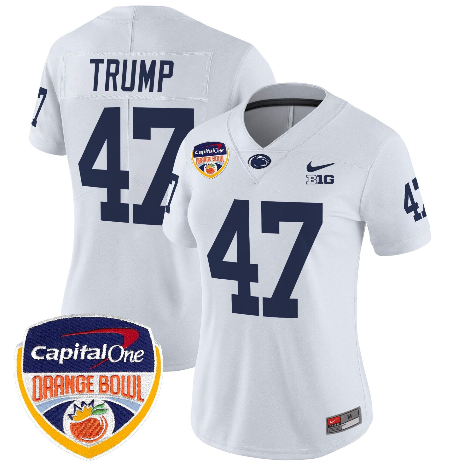 Penn State Nittany Lions Orange Bowl Patch Vapor Limited Jersey V2 - All Stitched - Image 35