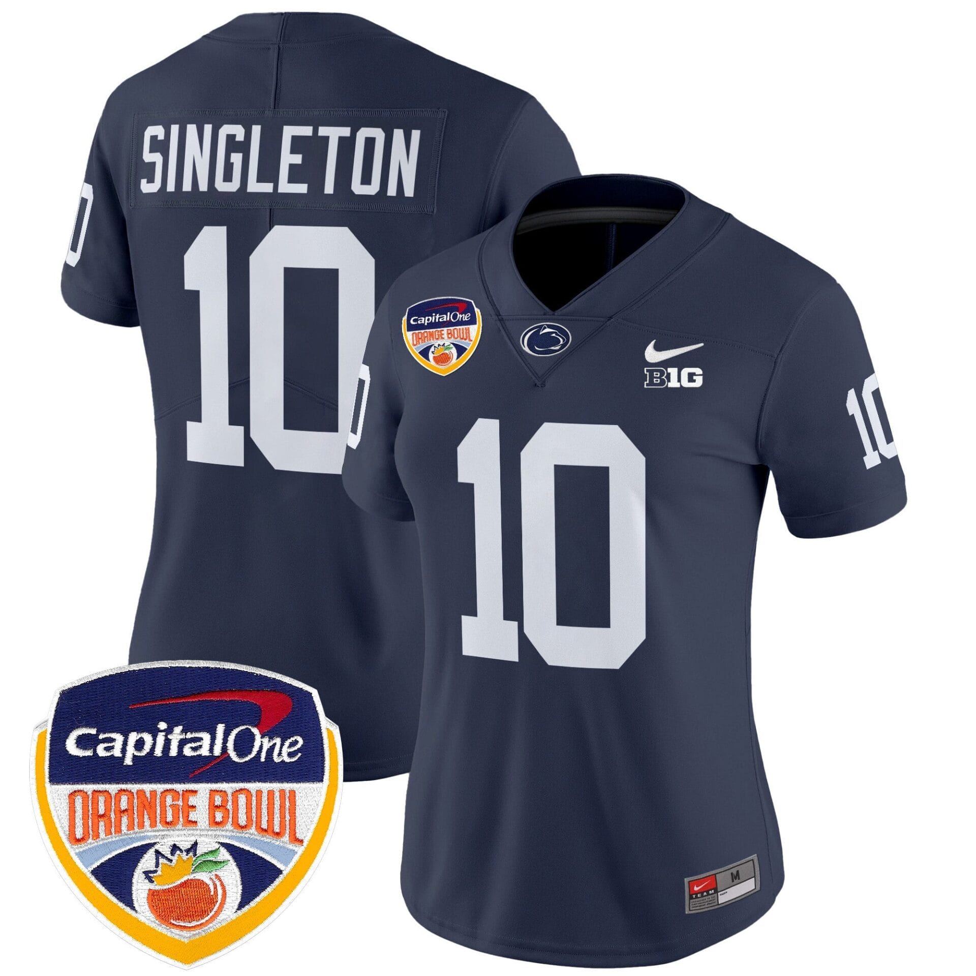Penn State Nittany Lions Orange Bowl Patch Vapor Limited Jersey V2 - All Stitched - Image 20