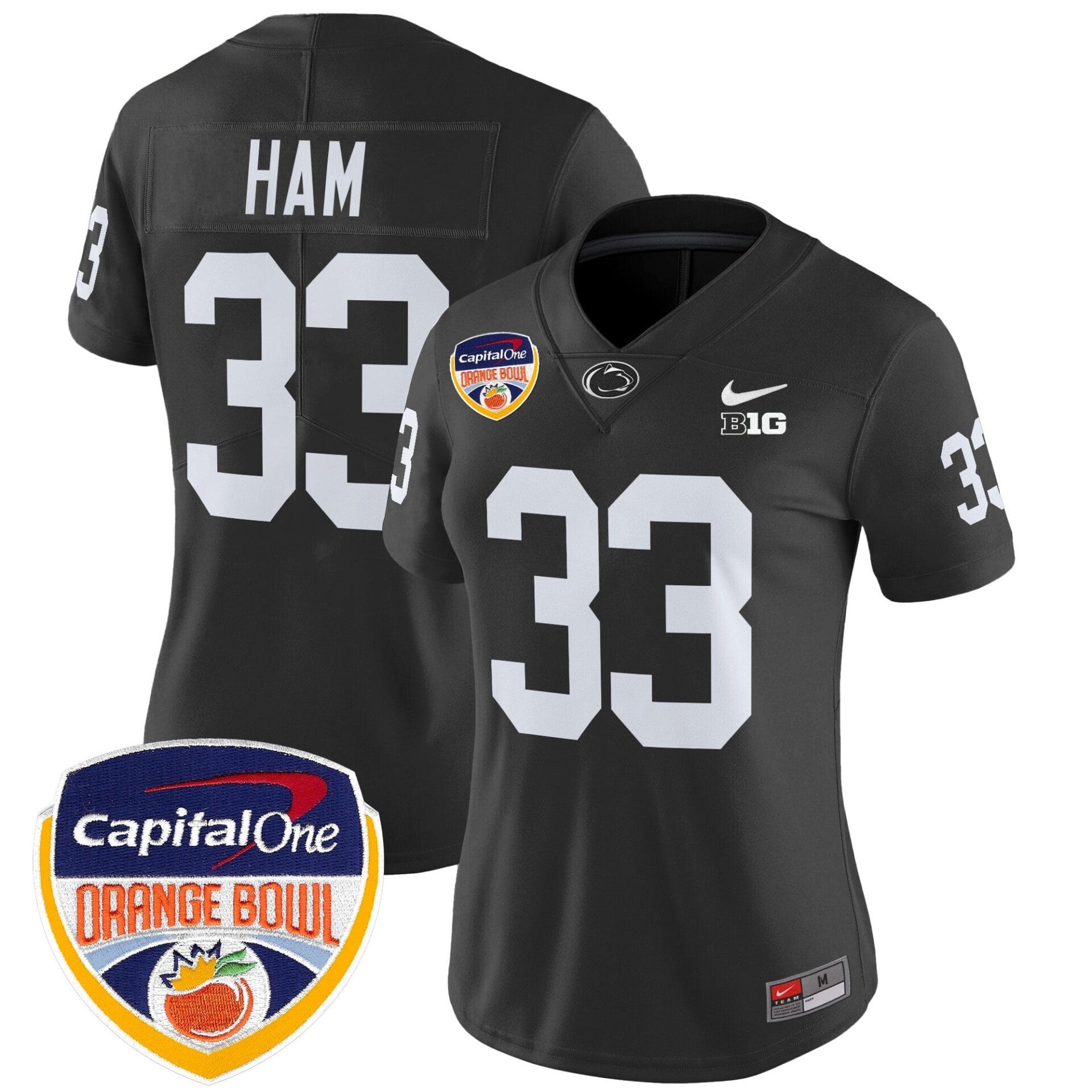 Penn State Nittany Lions Orange Bowl Patch Vapor Limited Jersey V2 - All Stitched - Image 40