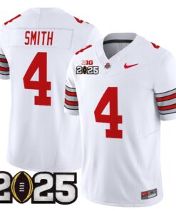 Ohio State Buckeyes 'Heritage Stripe' 2025 CFP Final Patch Vapor Limited Jersey - All Stitched