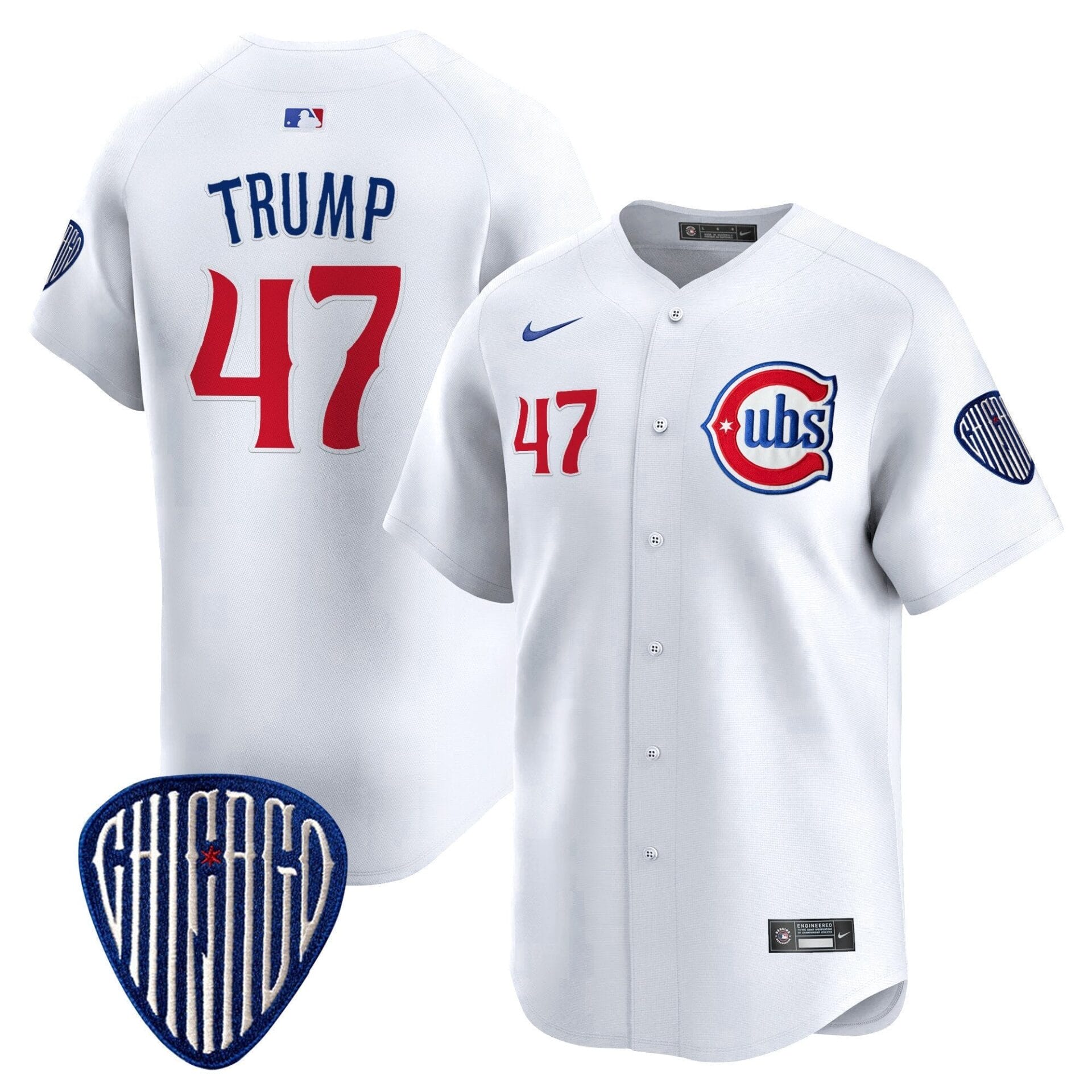 Chicago Cubs Blue Alternate Vapor Premier Limited Jersey - All Stitched - Image 21