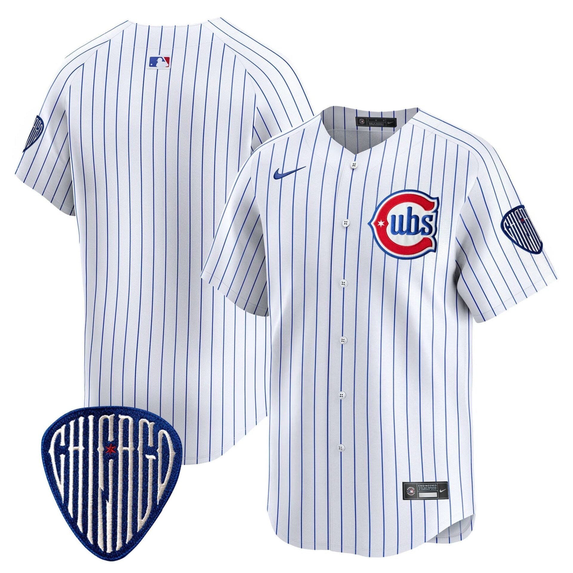 Chicago Cubs Blue Alternate Vapor Premier Limited Jersey - All Stitched - Image 44