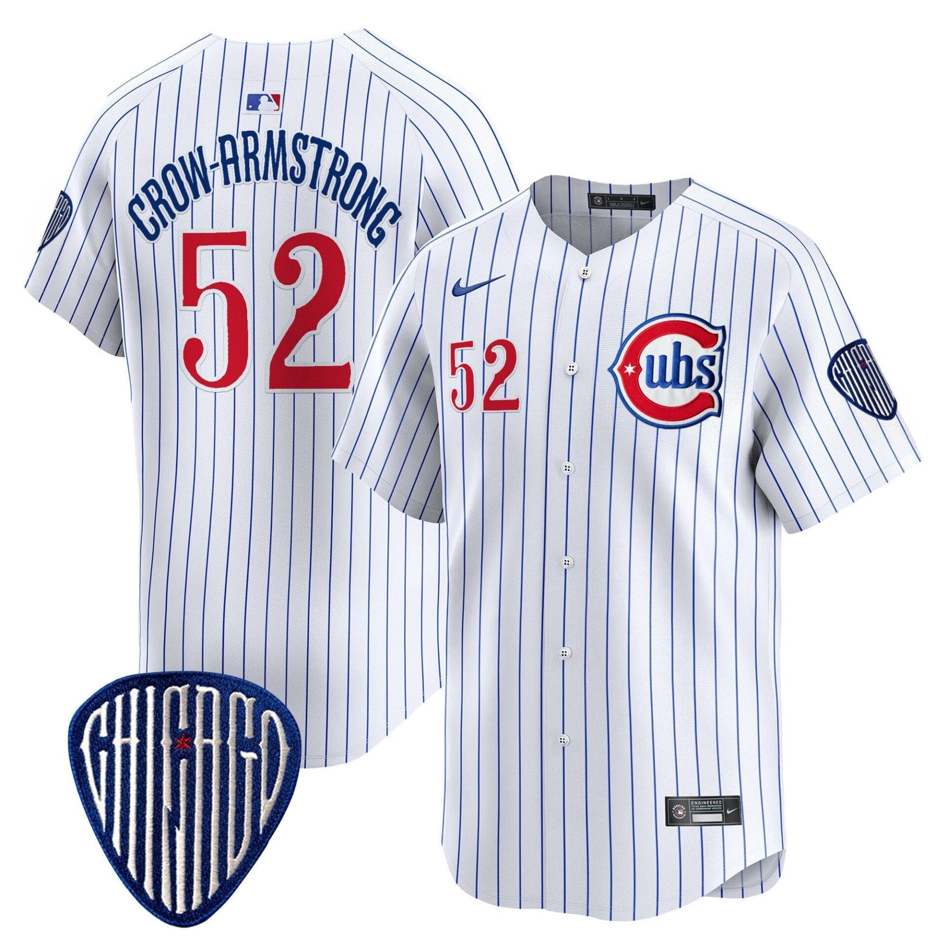 Chicago Cubs Blue Alternate Vapor Premier Limited Jersey - All Stitched - Image 41