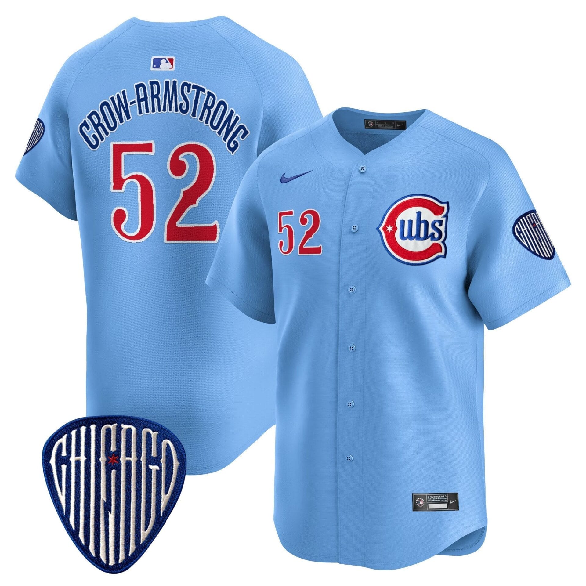 Chicago Cubs Blue Alternate Vapor Premier Limited Jersey - All Stitched - Image 8