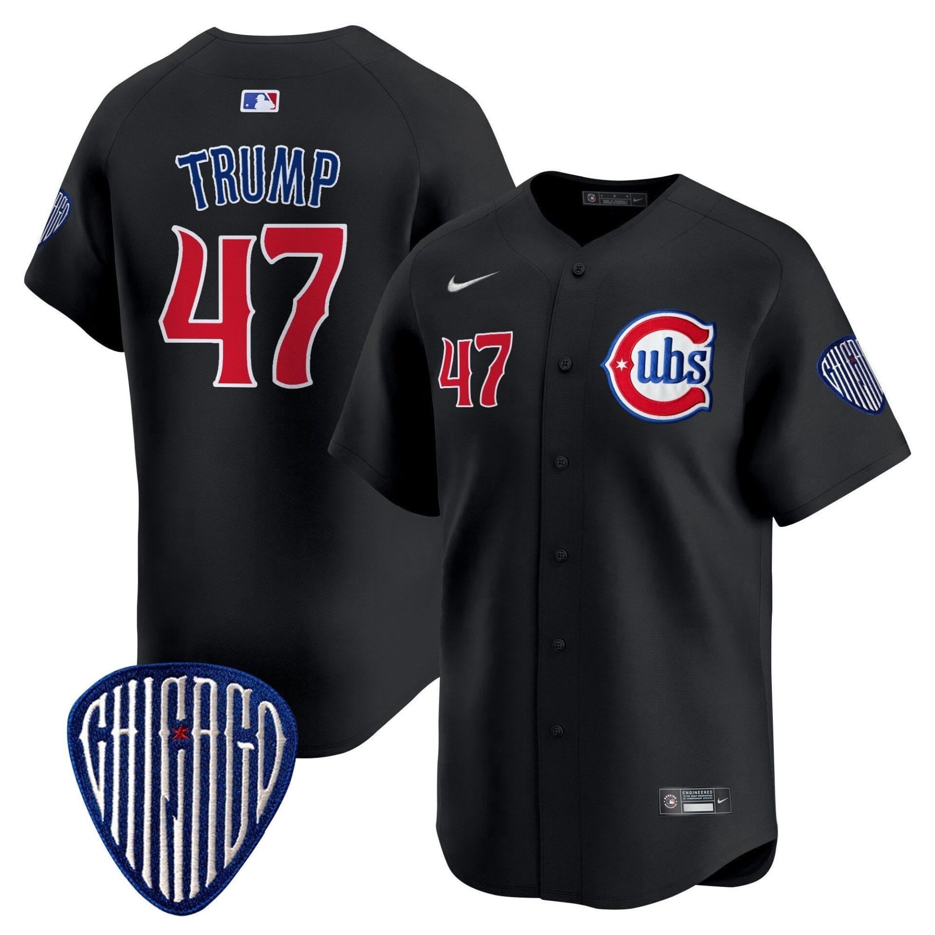 Chicago Cubs Blue Alternate Vapor Premier Limited Jersey - All Stitched - Image 32