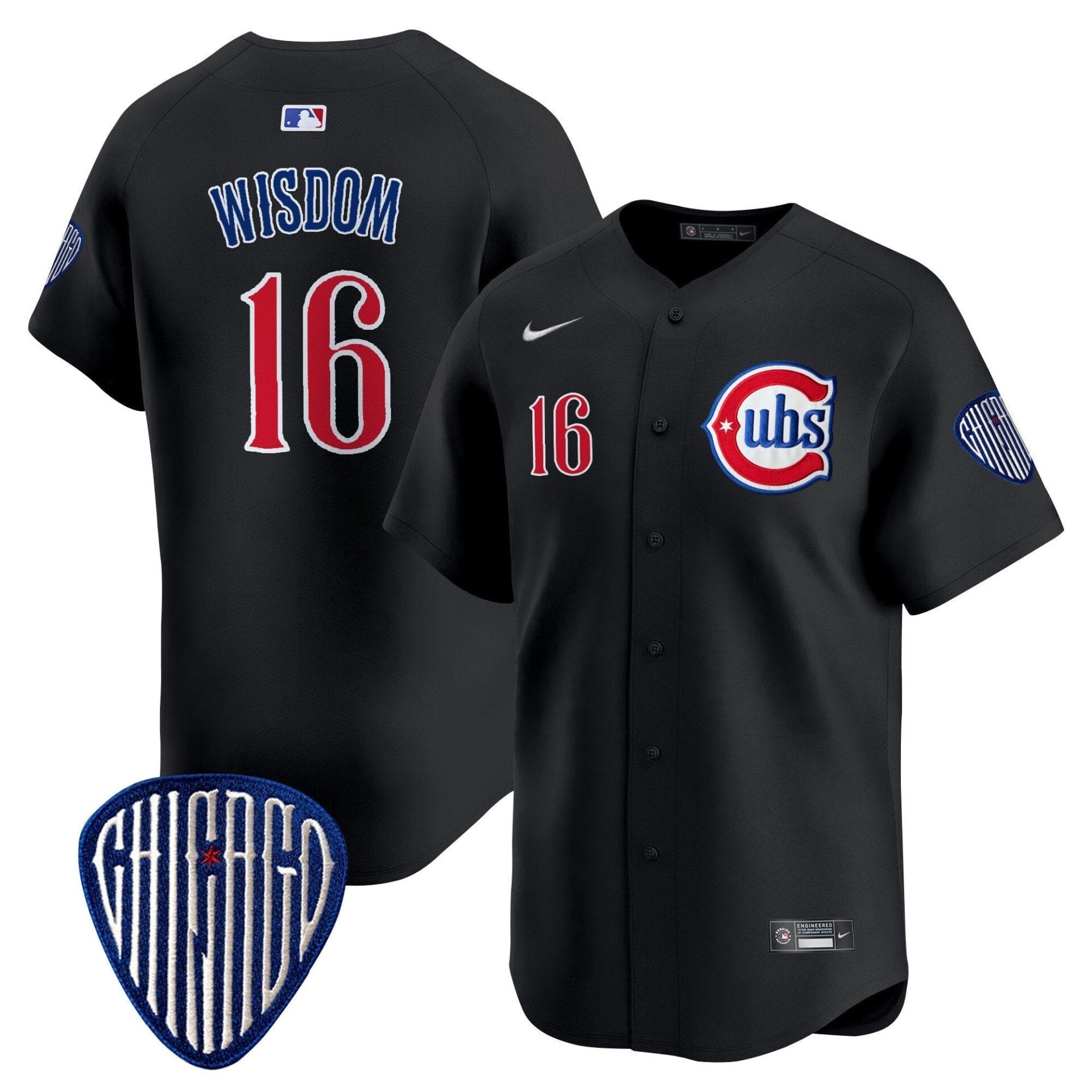 Chicago Cubs Blue Alternate Vapor Premier Limited Jersey - All Stitched - Image 29