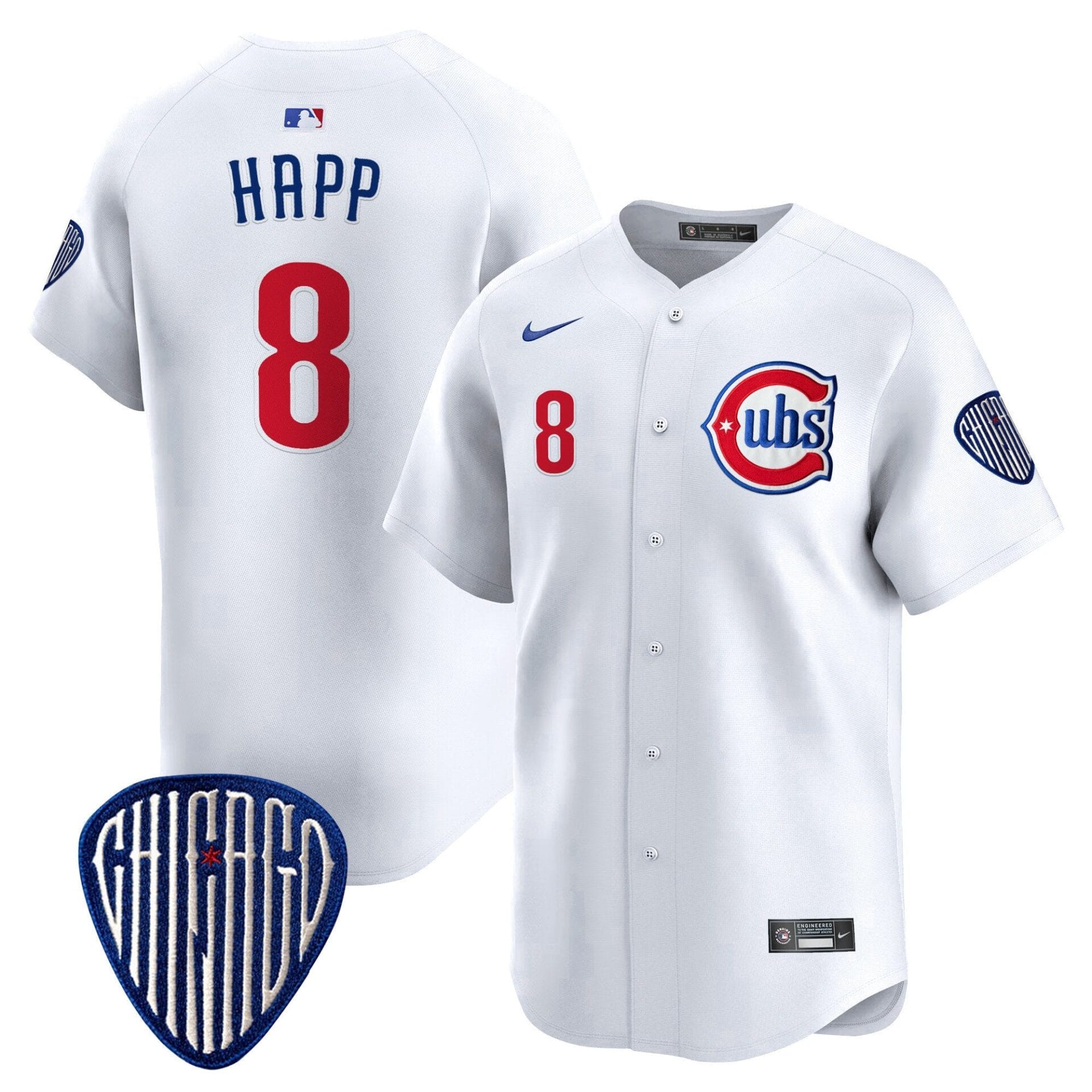 Chicago Cubs Blue Alternate Vapor Premier Limited Jersey - All Stitched - Image 14