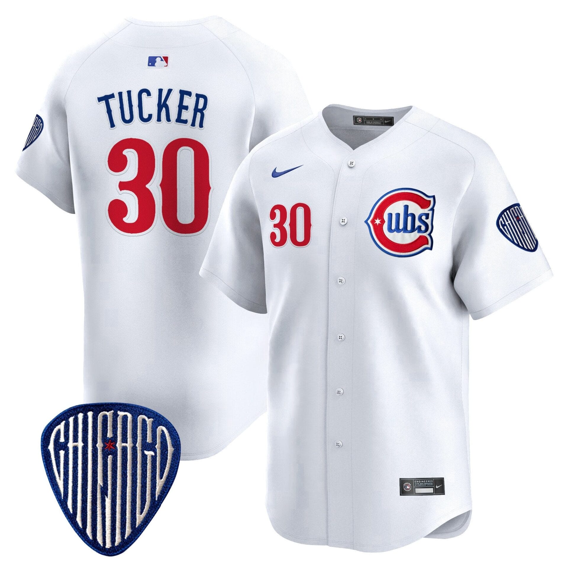 Chicago Cubs Blue Alternate Vapor Premier Limited Jersey - All Stitched - Image 12