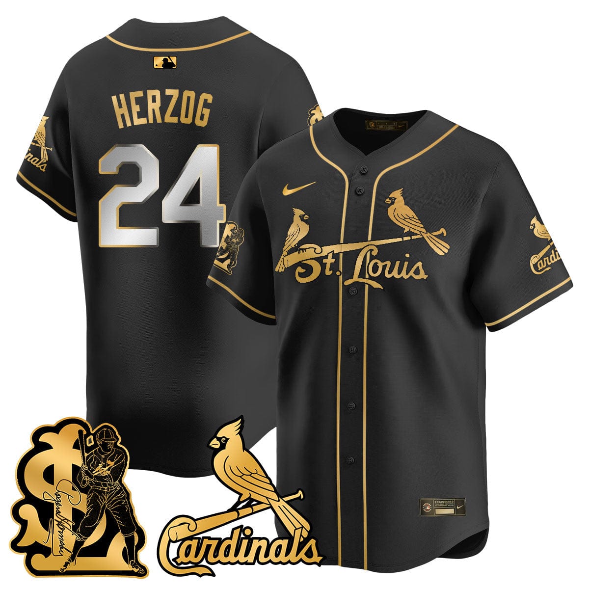 St. Louis Cardinals Rogers Hornsby Jersey - All Stitched - Image 7