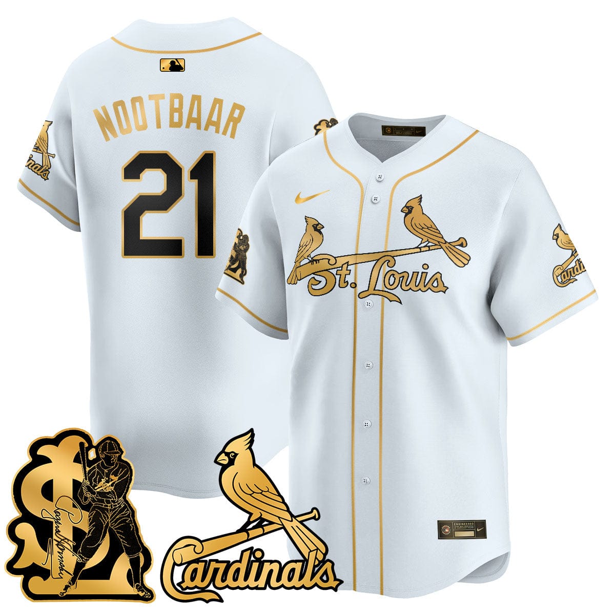 St. Louis Cardinals Rogers Hornsby Jersey - All Stitched - Image 23