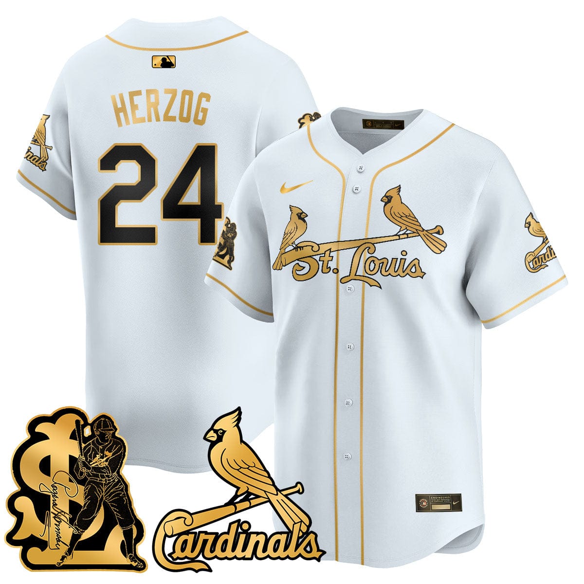 St. Louis Cardinals Rogers Hornsby Jersey - All Stitched - Image 20