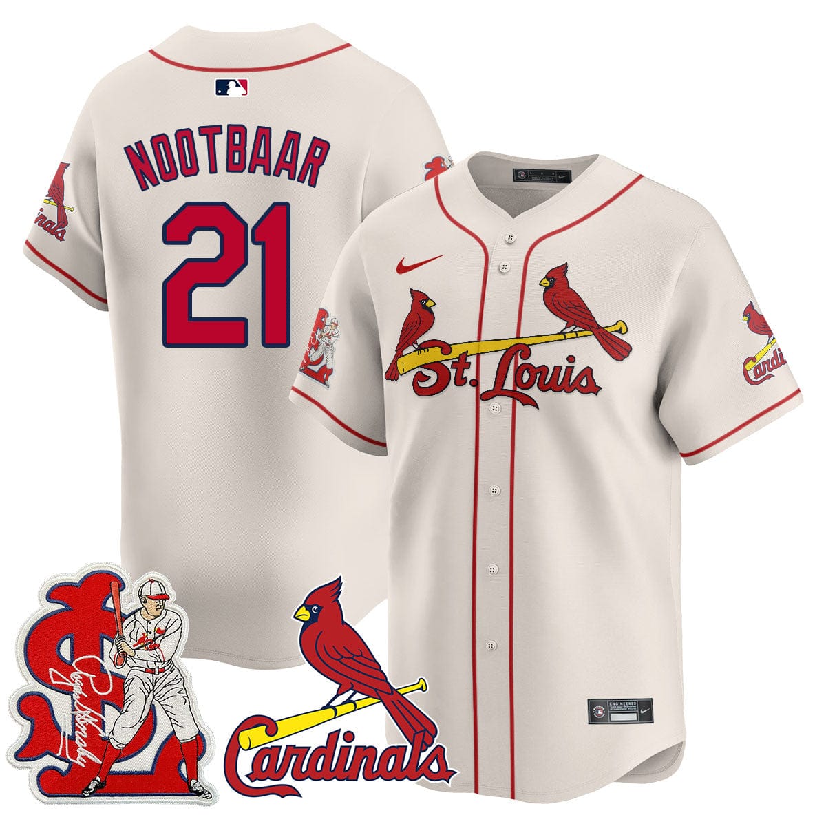 St. Louis Cardinals Rogers Hornsby Jersey - All Stitched - Image 32