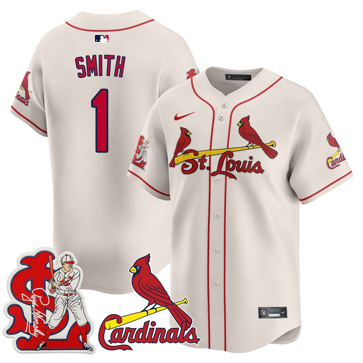 St. Louis Cardinals Rogers Hornsby Jersey - All Stitched - Image 33